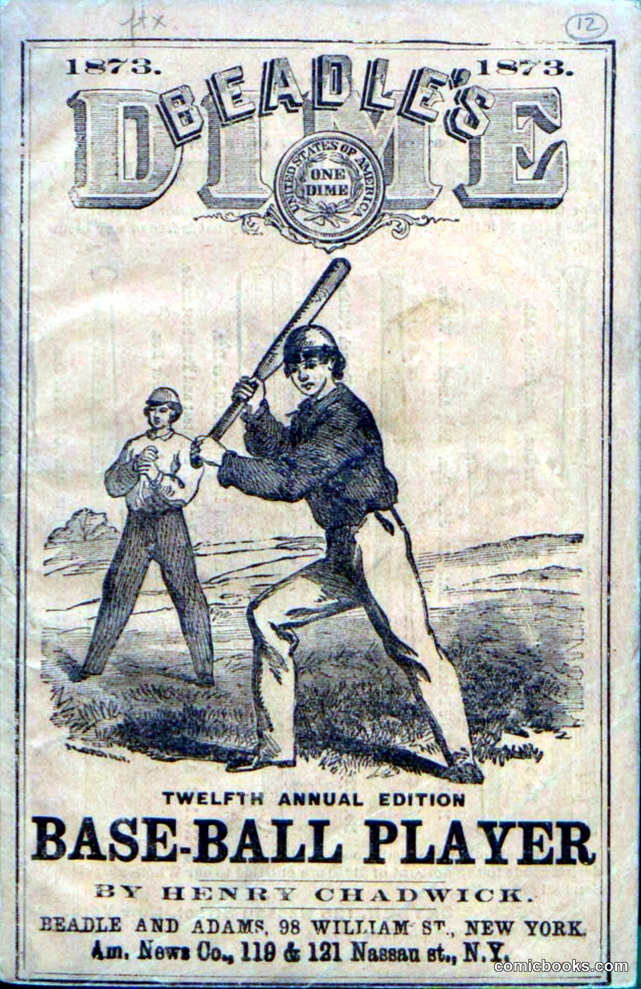 Beadle's Dime Base-Ball Player, No. 12