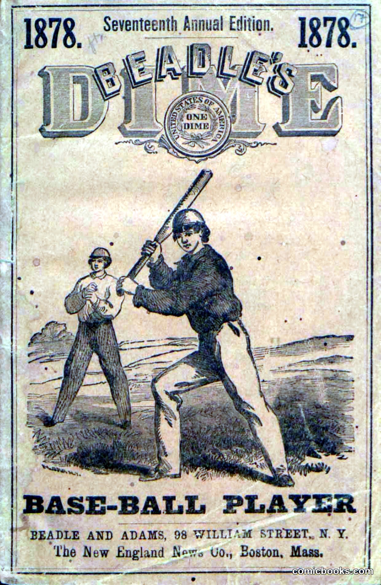 Beadle's Dime Base Ball Player, No. 17