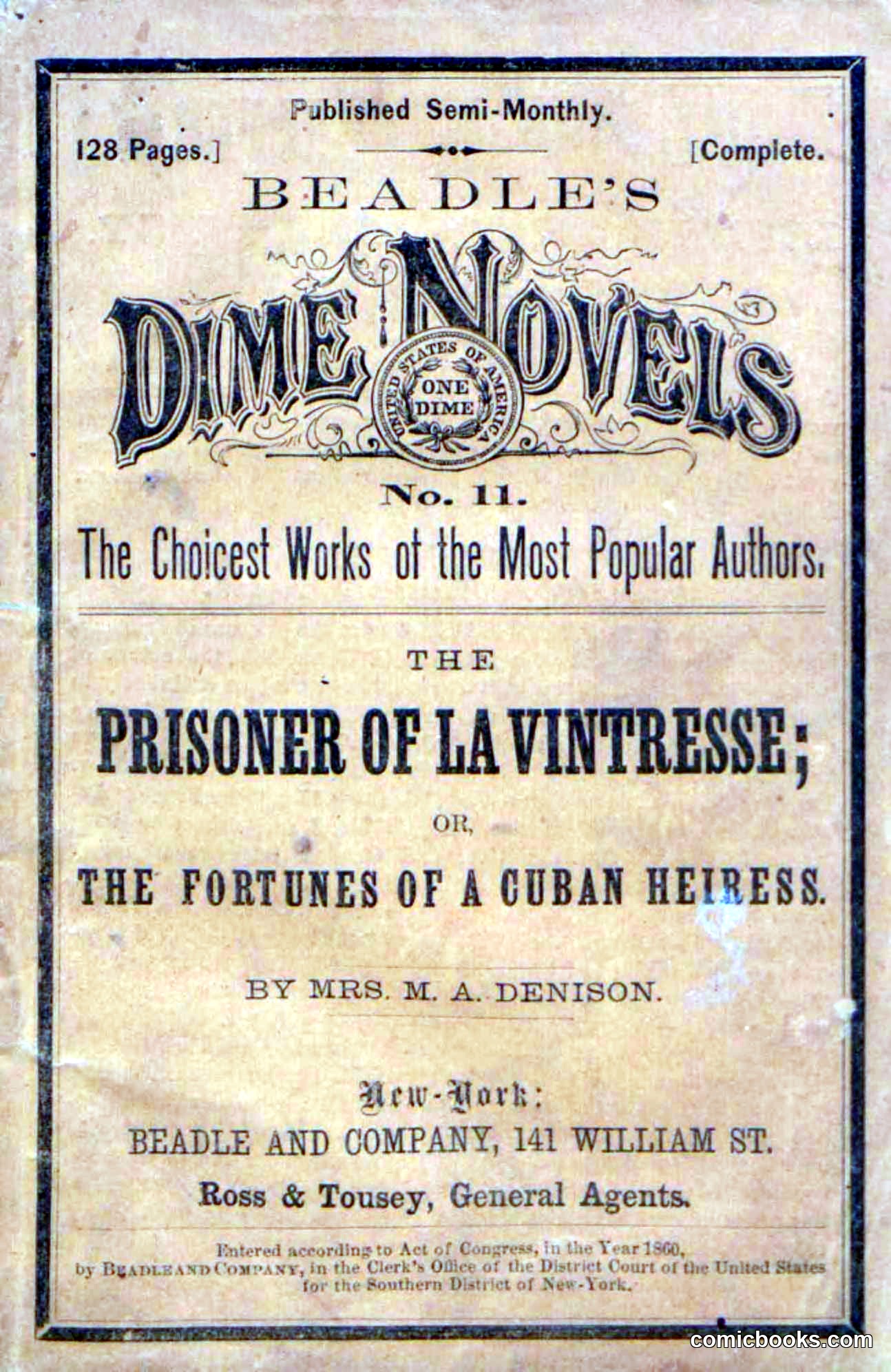 Beadle's Dime Novels, No. 11