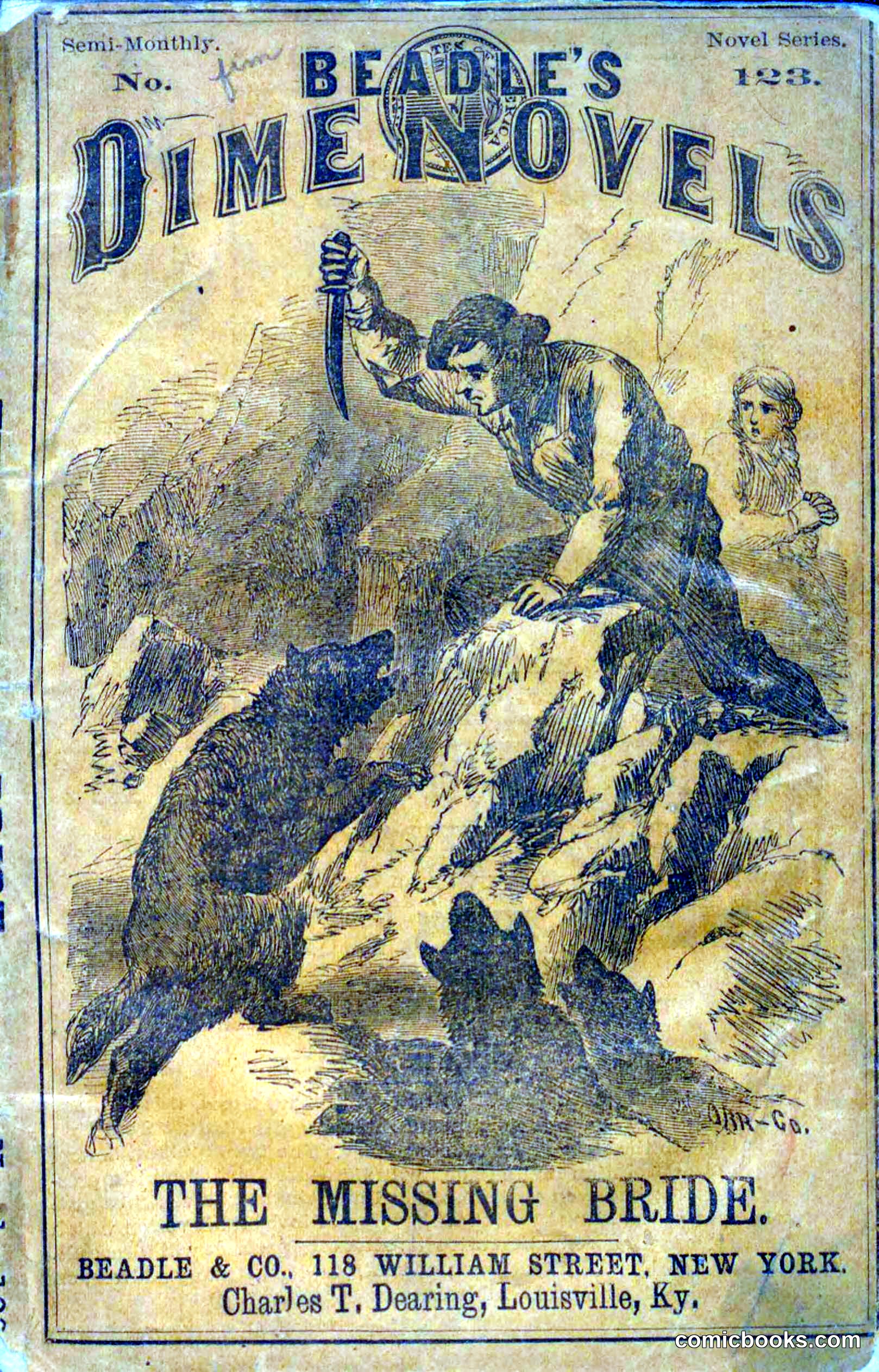 Beadle's Dime Novels No. 123: The Missing Bride