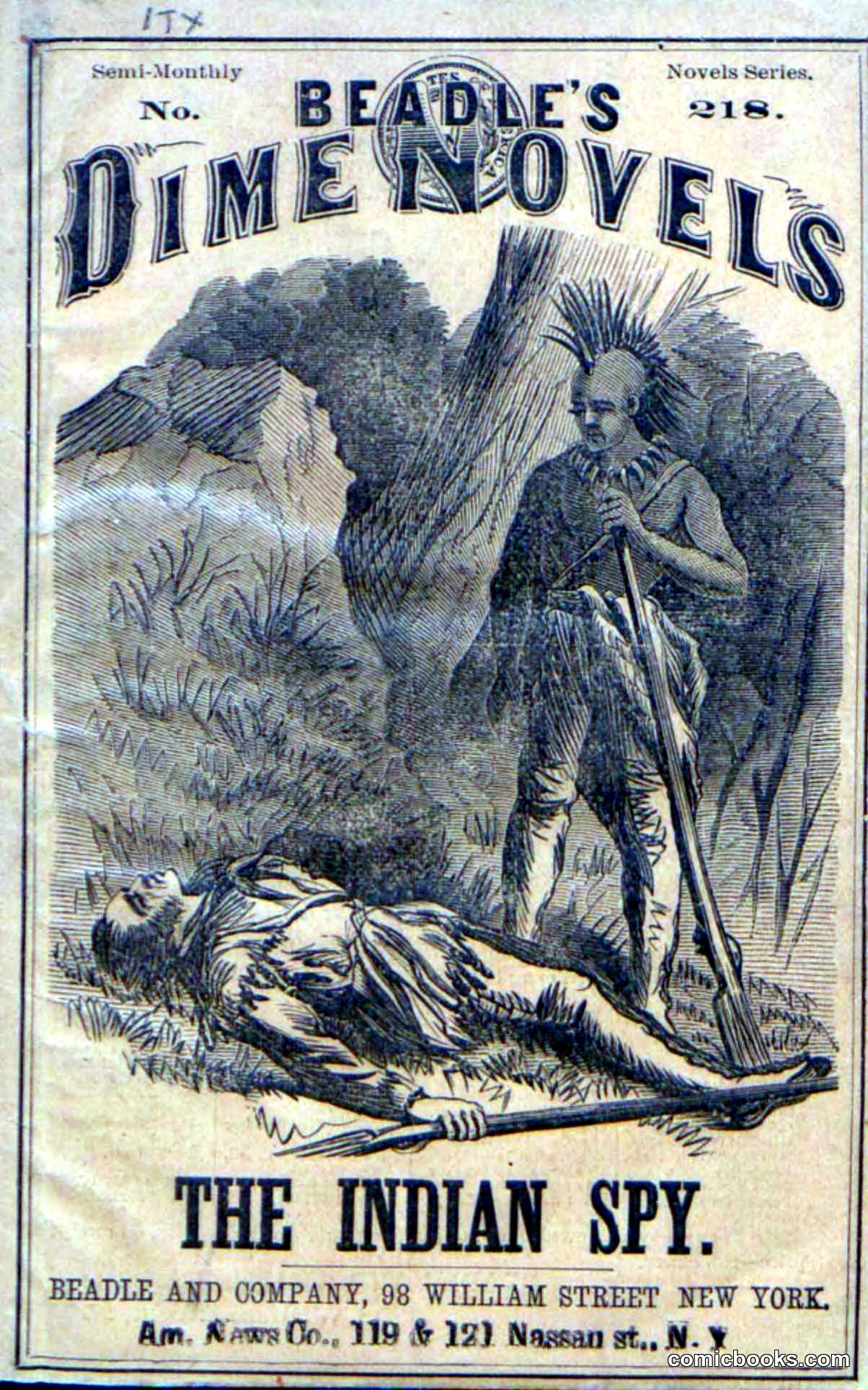 Beadle's Dime Novels No. 218: The Indian Spy