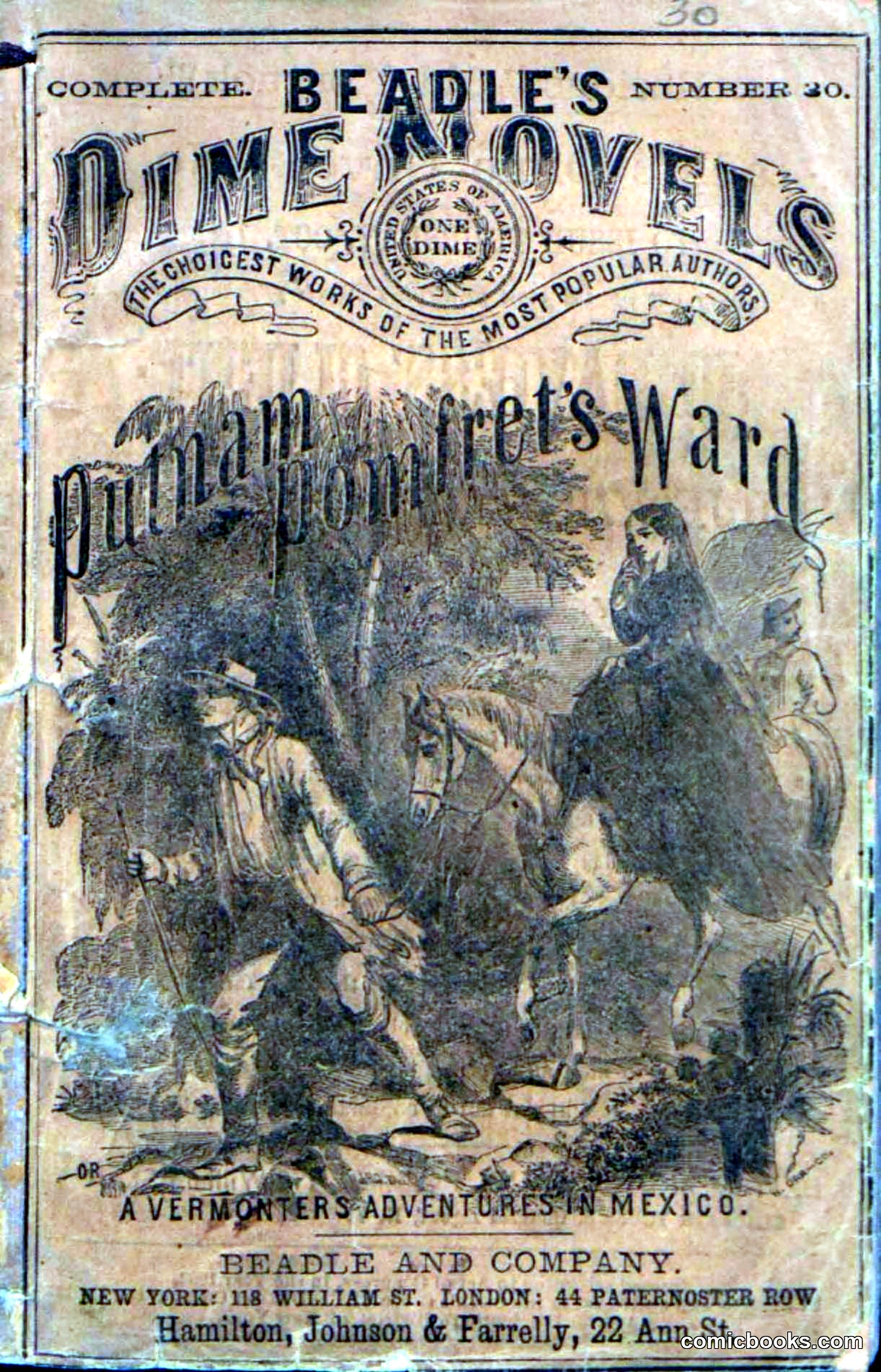 Beadle's Dime Novels No. 30: Popham Frett's Ward
