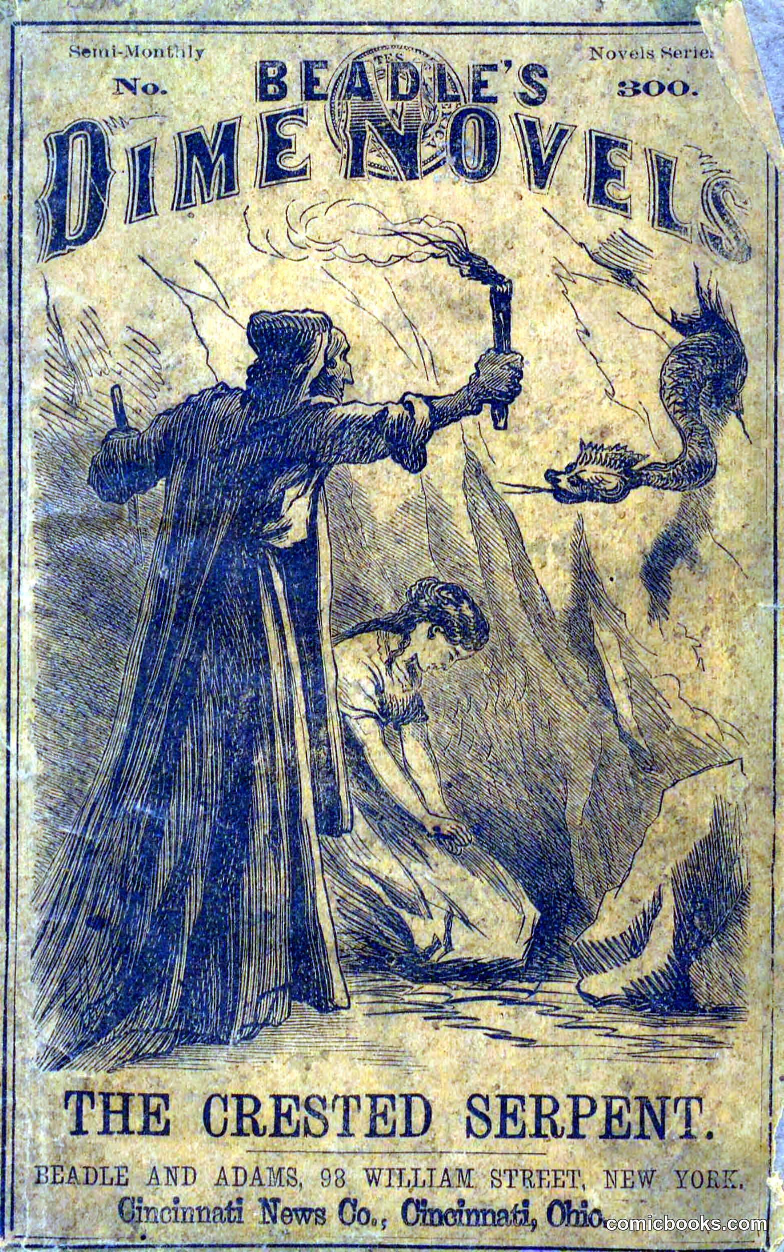 Beadle's Dime Novels No. 300: The Crested Serpent
