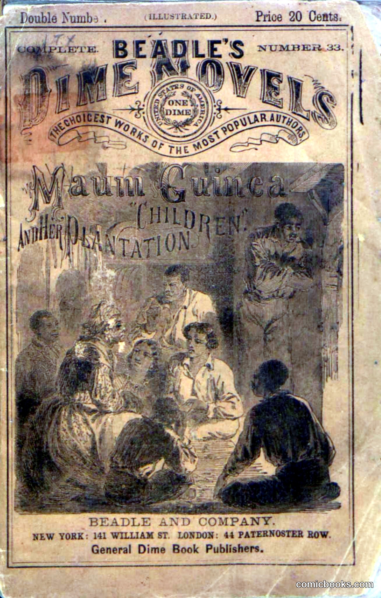 Beadle's Dime Novels No. 33: Maum Guinea and Her Plantation Children