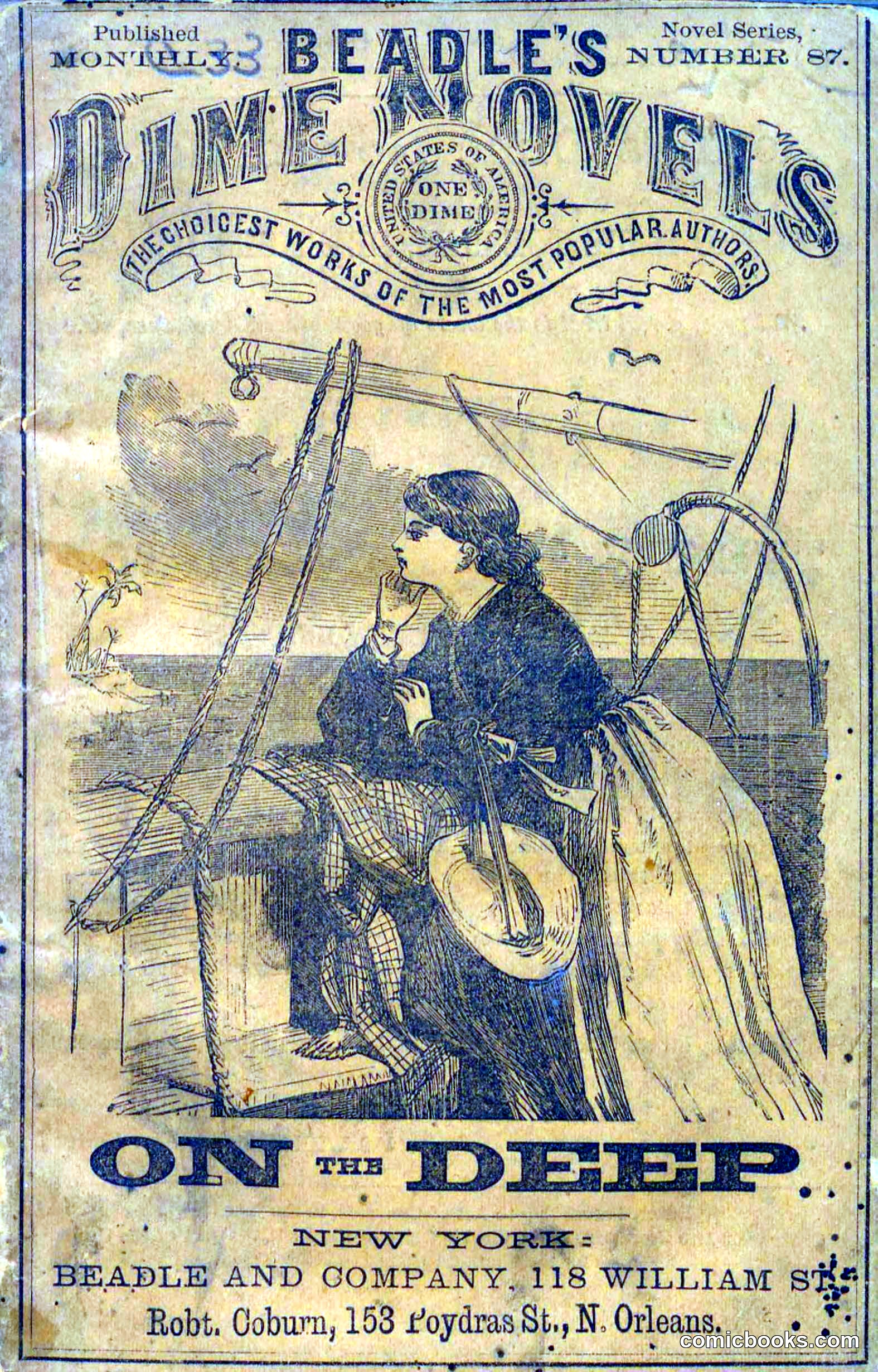 Beadle's Dime Novels No. 87: On the Deep