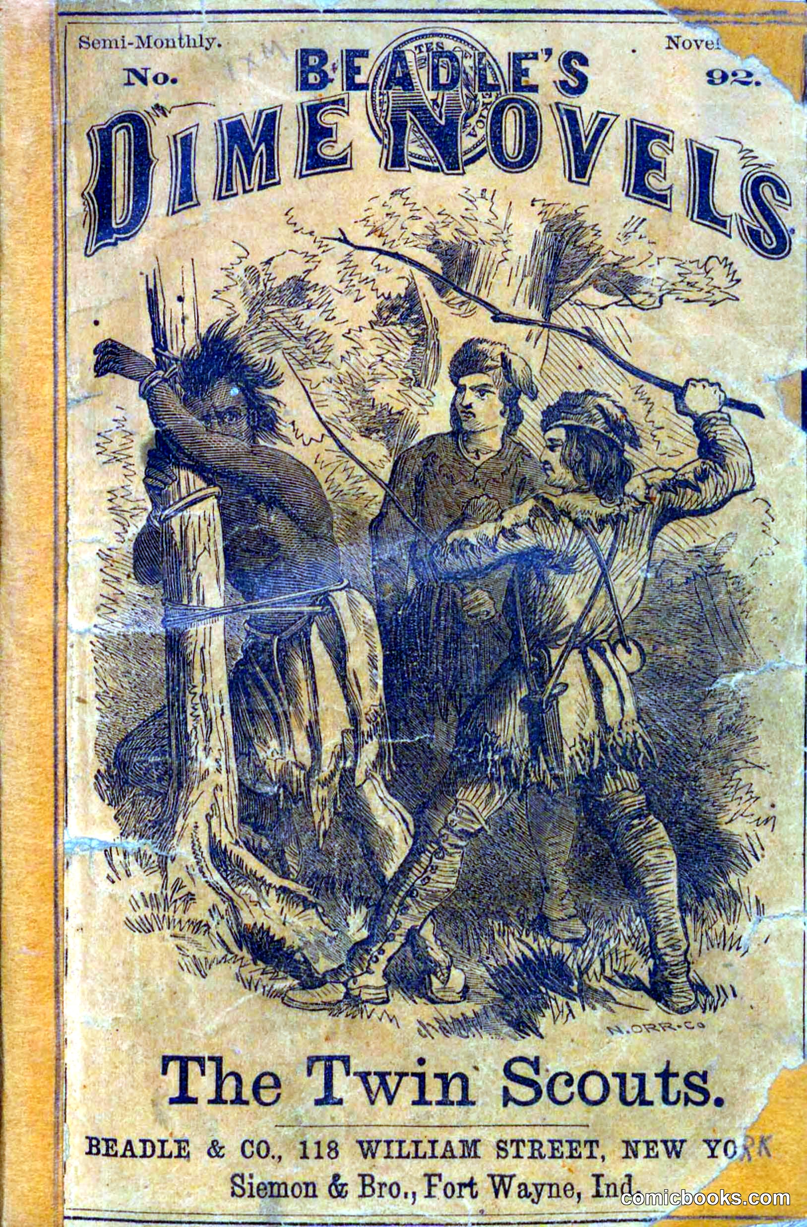 Beadle's Dime Novels No. 92: The Twin Scouts