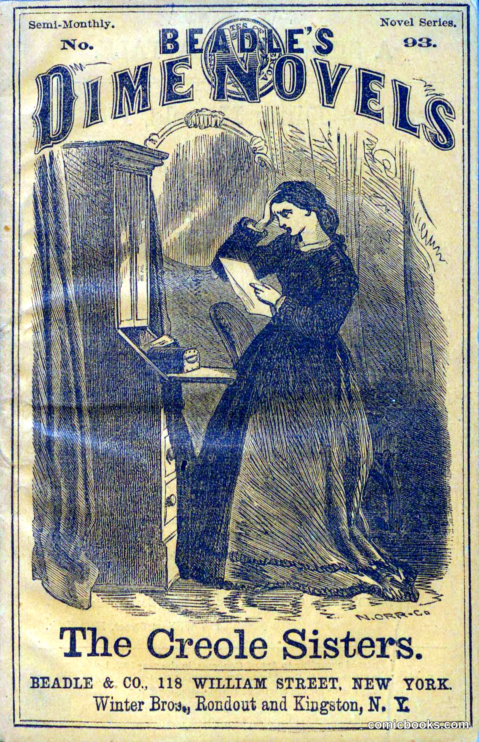 Beadle's Dime Novels No. 93: The Creole Sisters