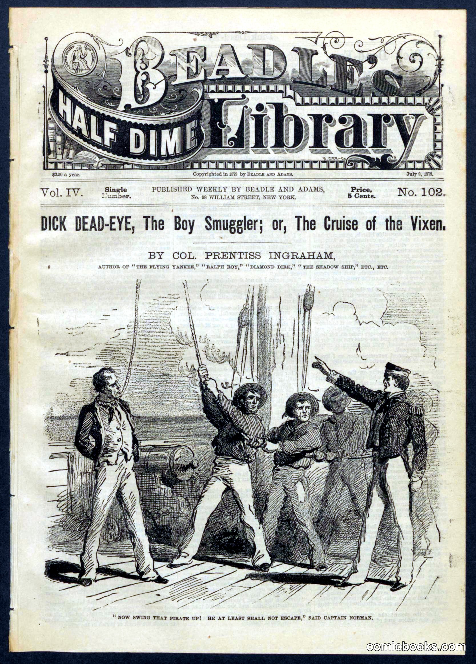 Beadle's Half Dime Library No. 102