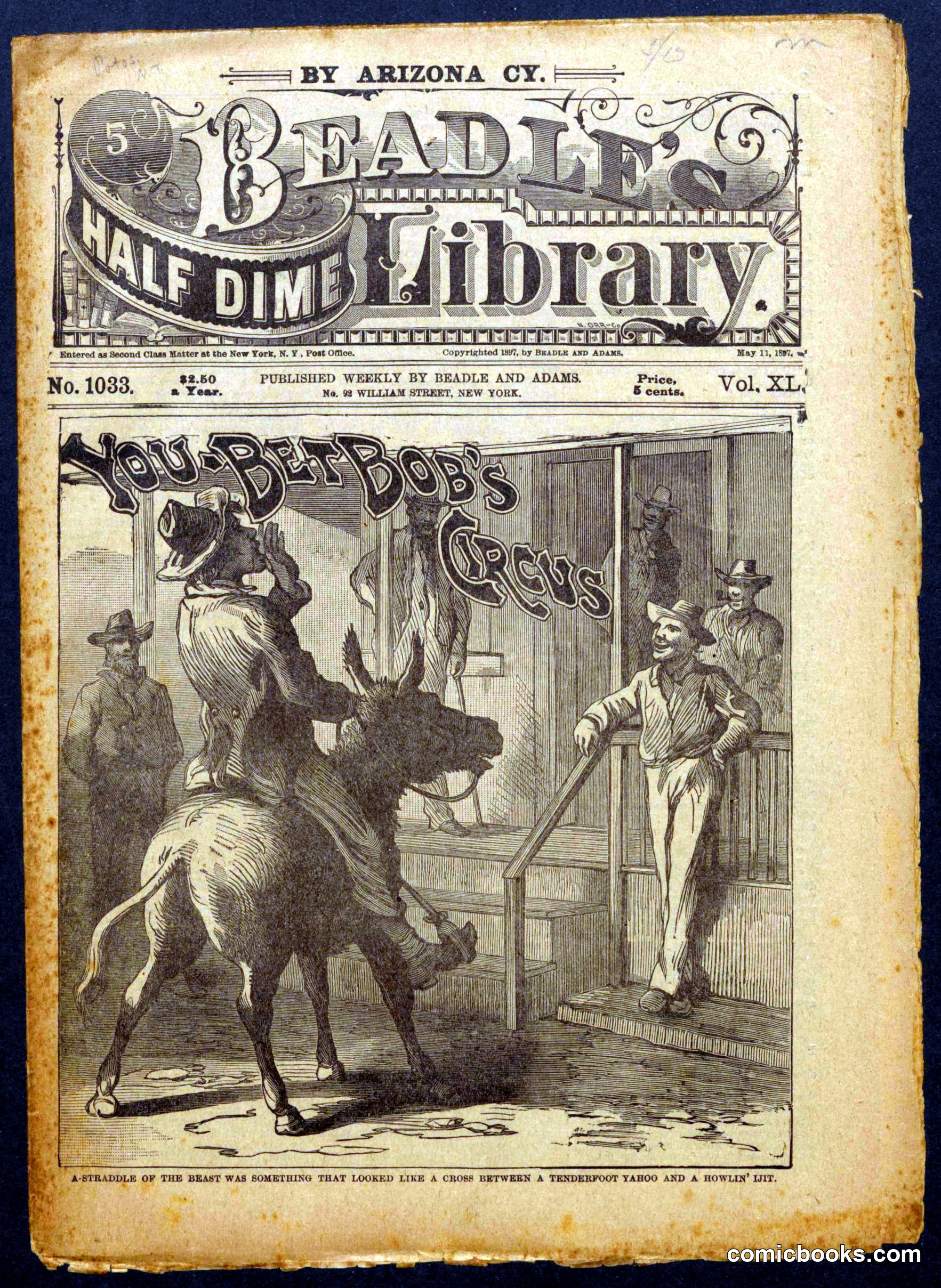 Beadle's Half Dime Library No. 1033