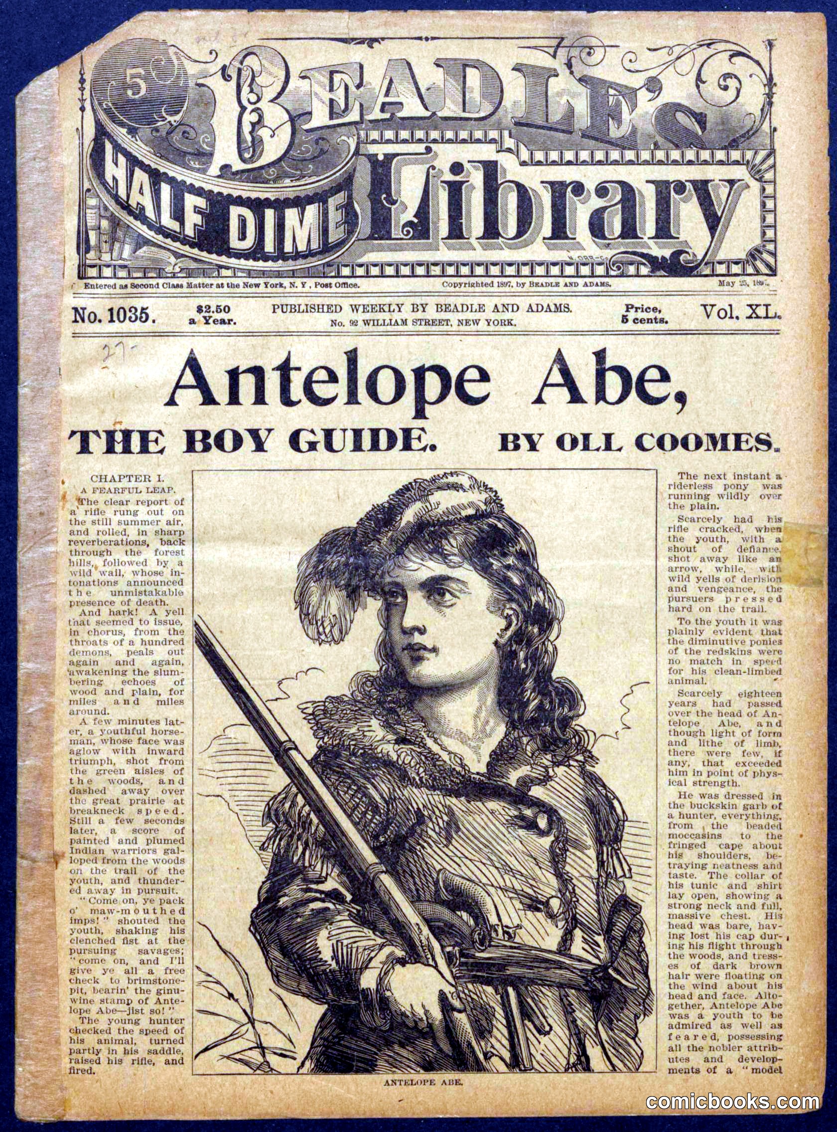 Beadle's Half Dime Library No. 1035