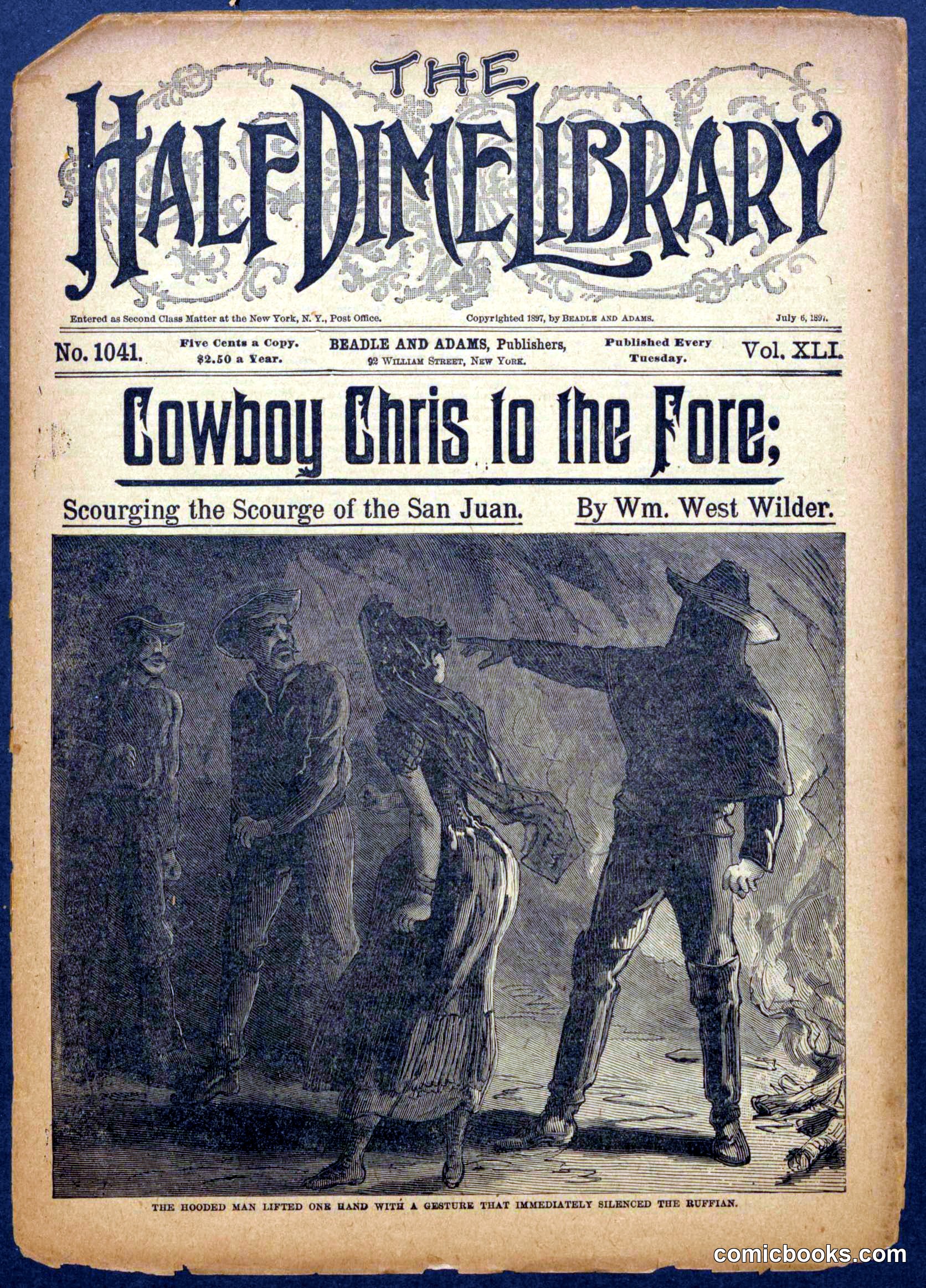 Beadle's Half Dime Library No. 1041