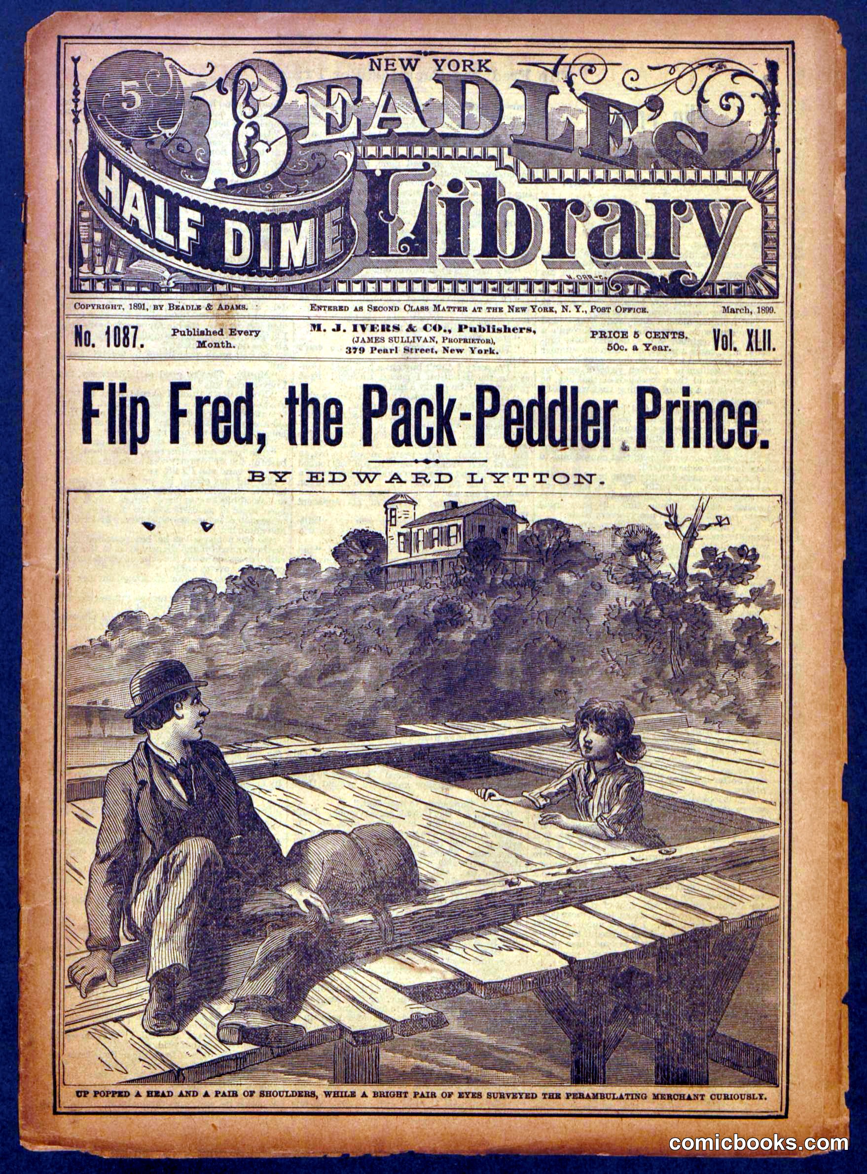 Beadle's Half Dime Library No. 1087