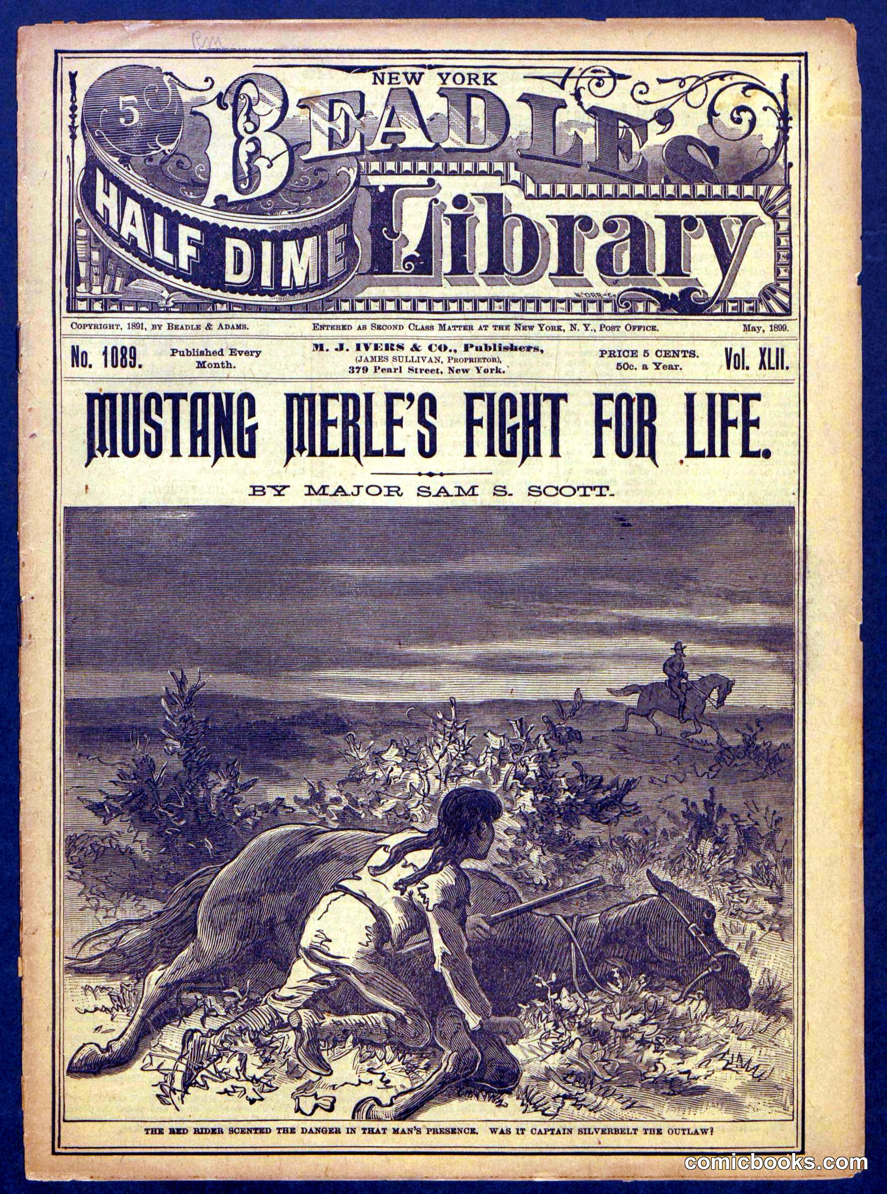 Beadle's Half Dime Library No. 1089