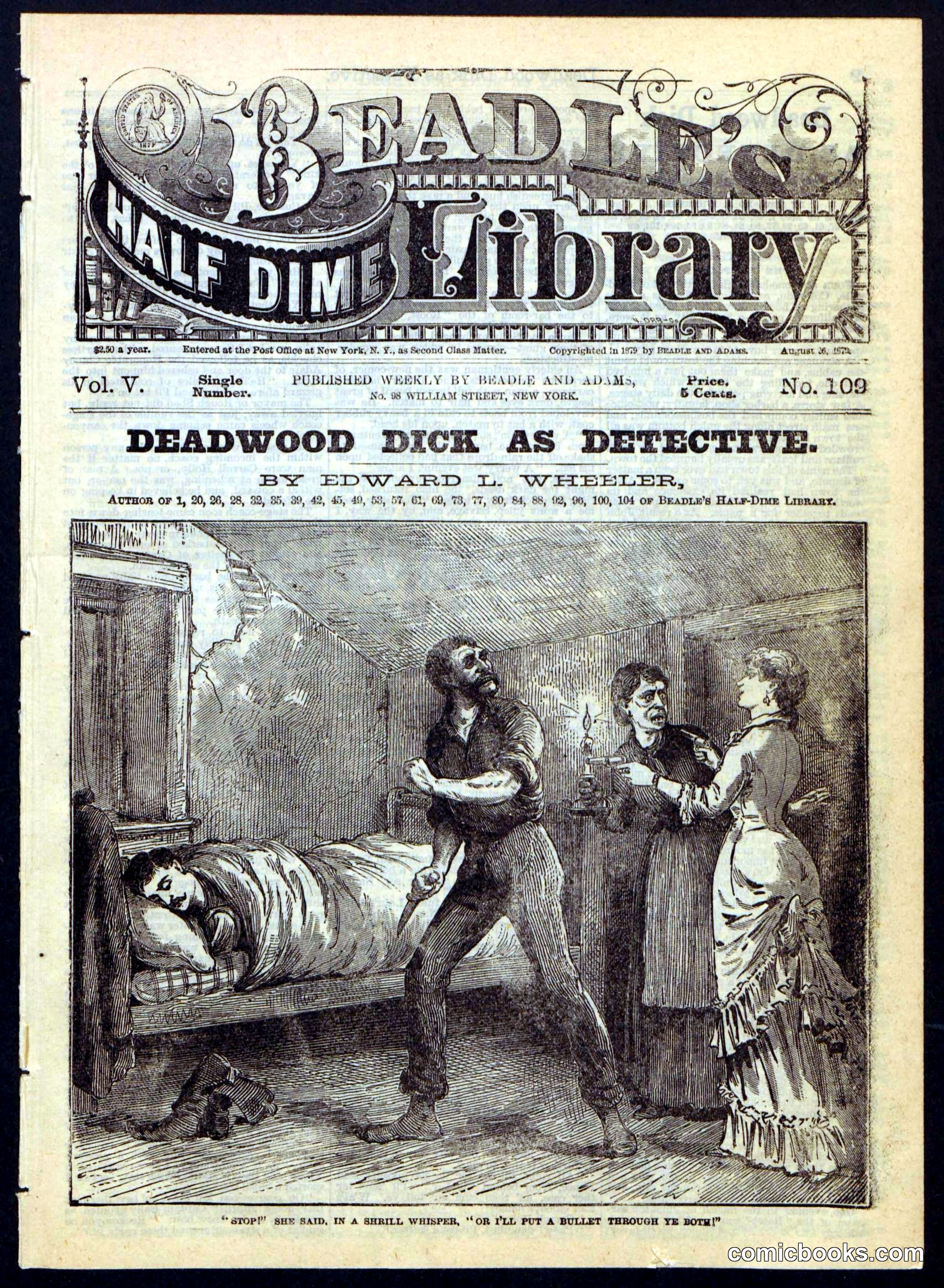 Beadle's Half-Dime Library No. 109