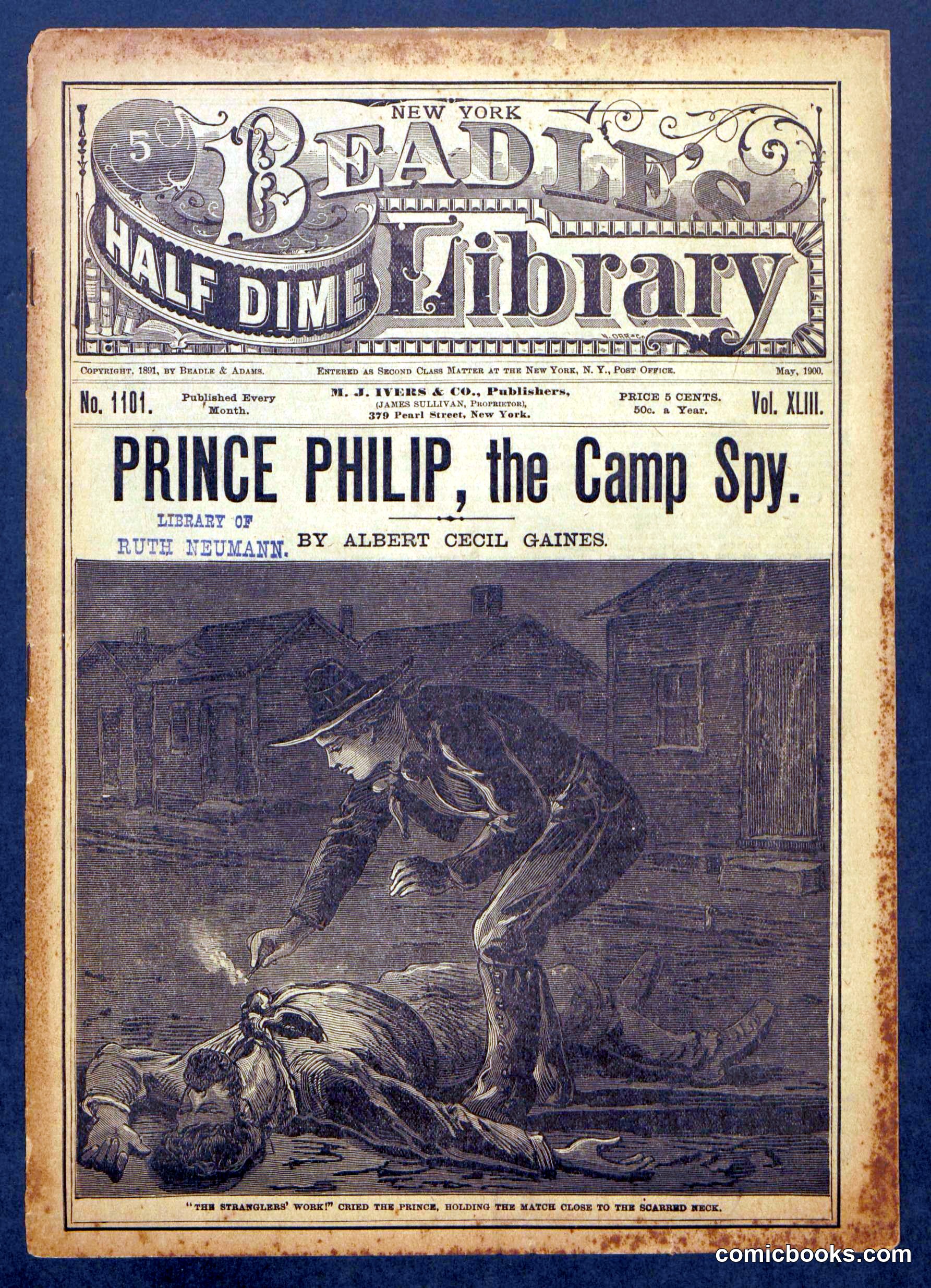 Beadle's Half Dime Library No. 1101
