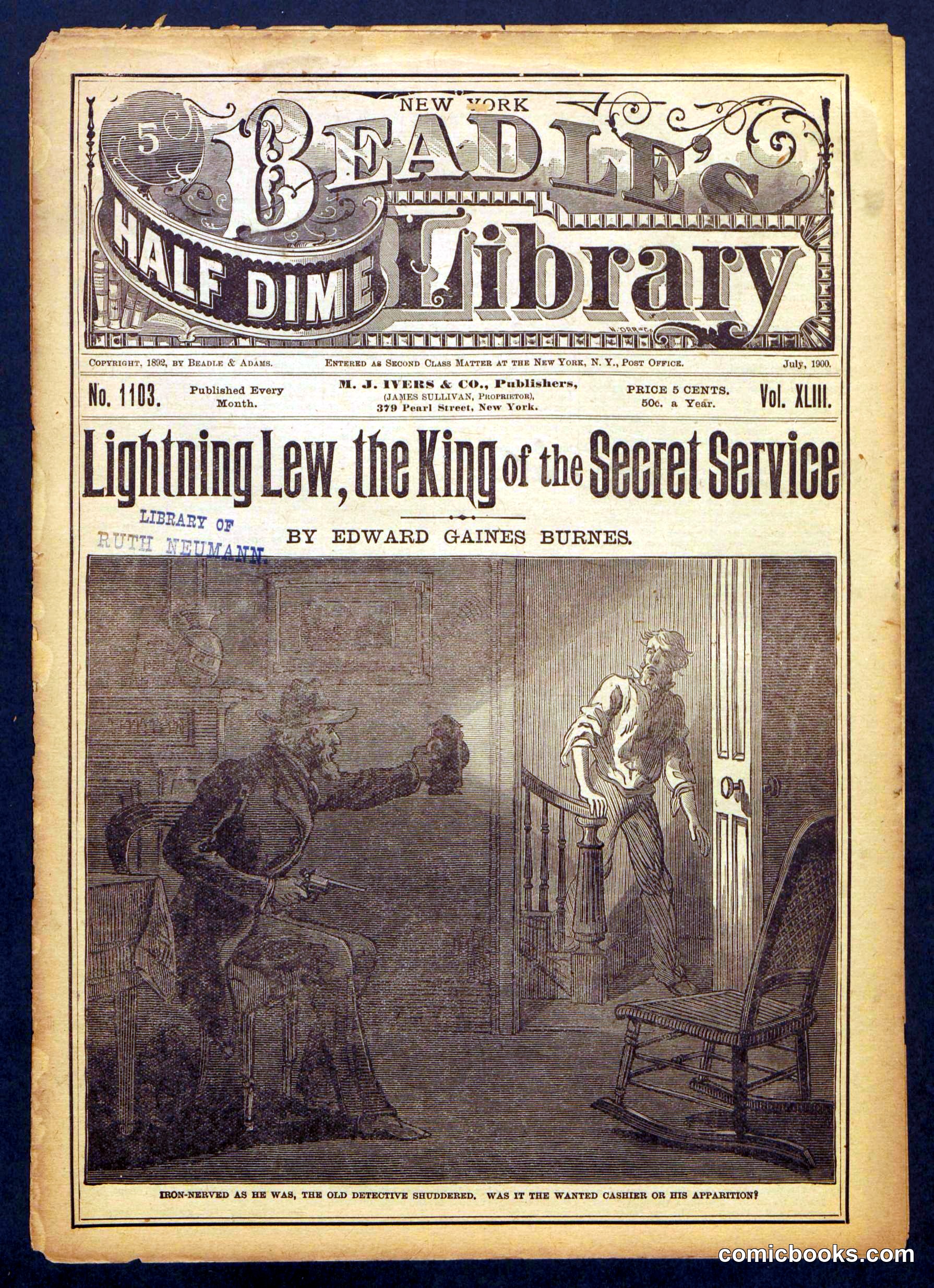 Beadle's Half Dime Library No. 1103