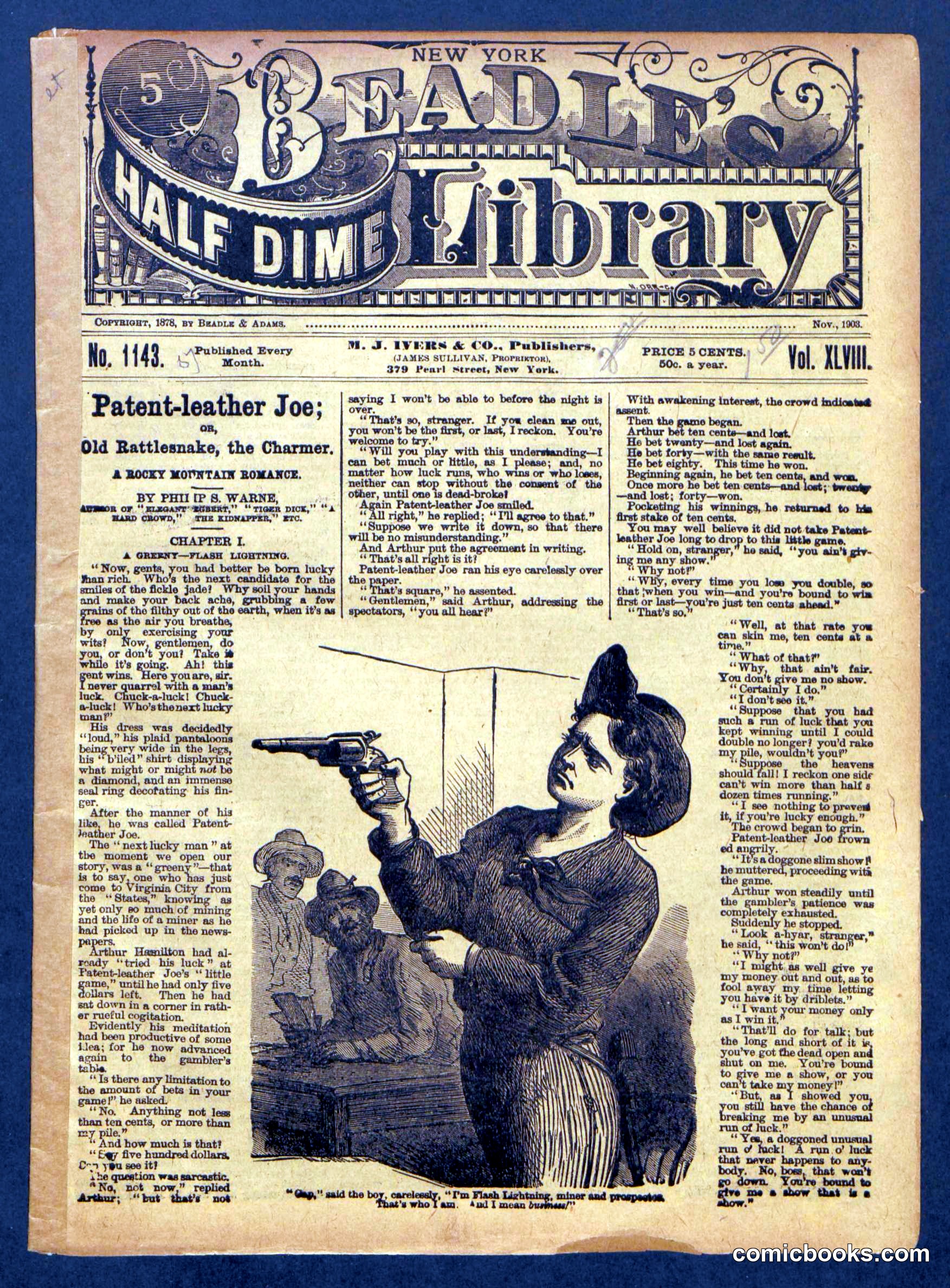 Beadle's Half Dime Library No. 1143