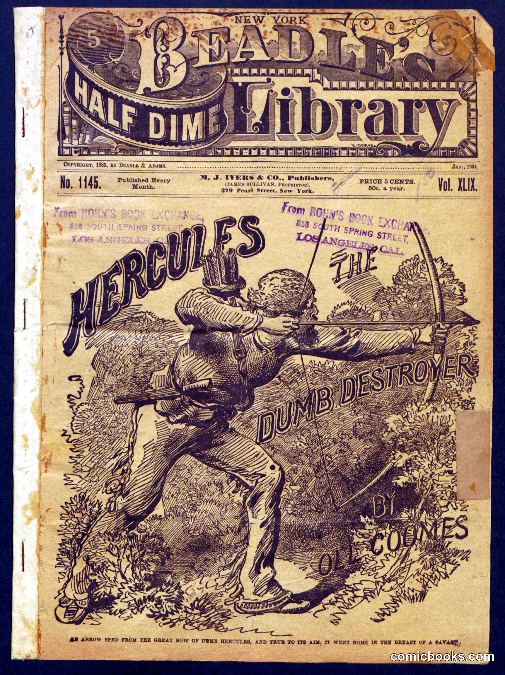 Beadle's Half Dime Library No. 1145