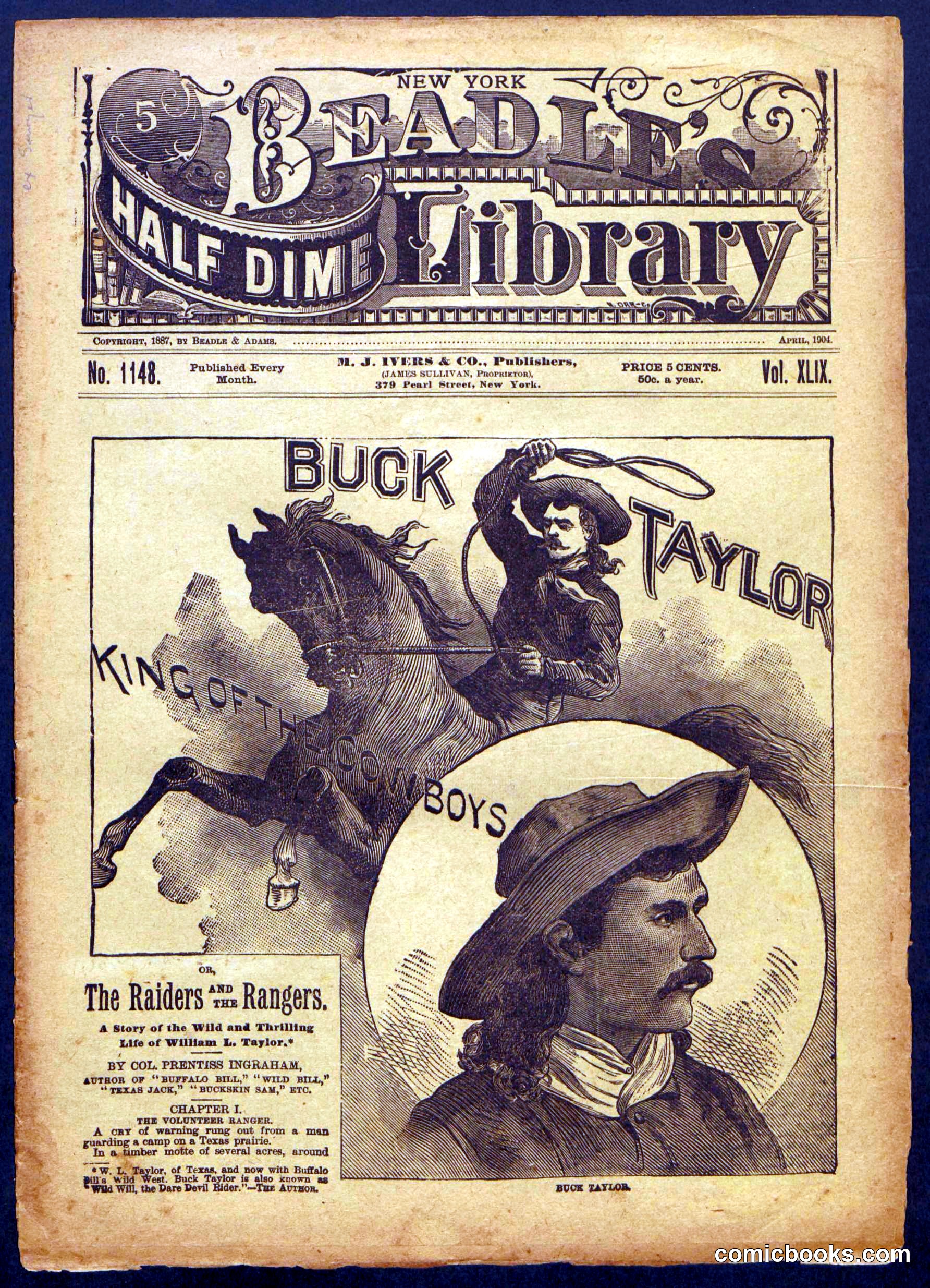 Beadle's Half Dime Library No. 1148