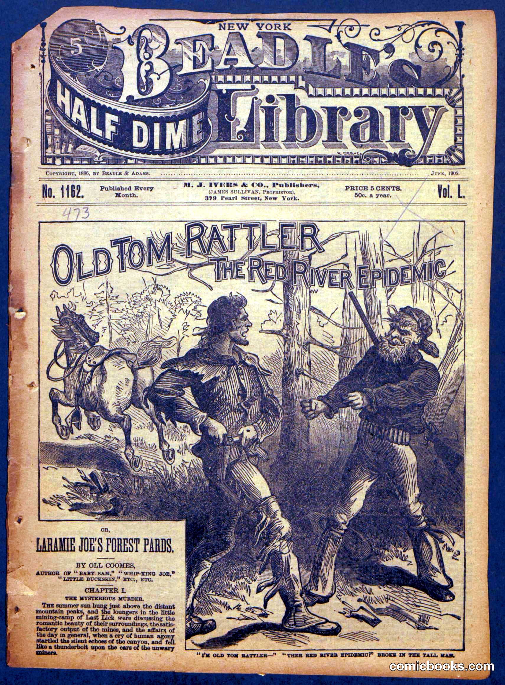 Beadle's Half Dime Library No. 1162