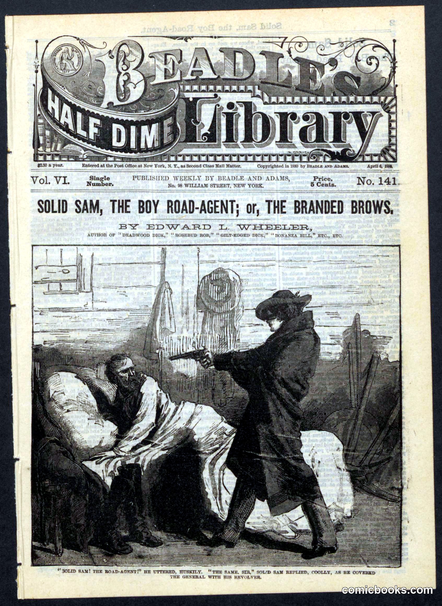 Beadle's Half Dime Library, No. 141