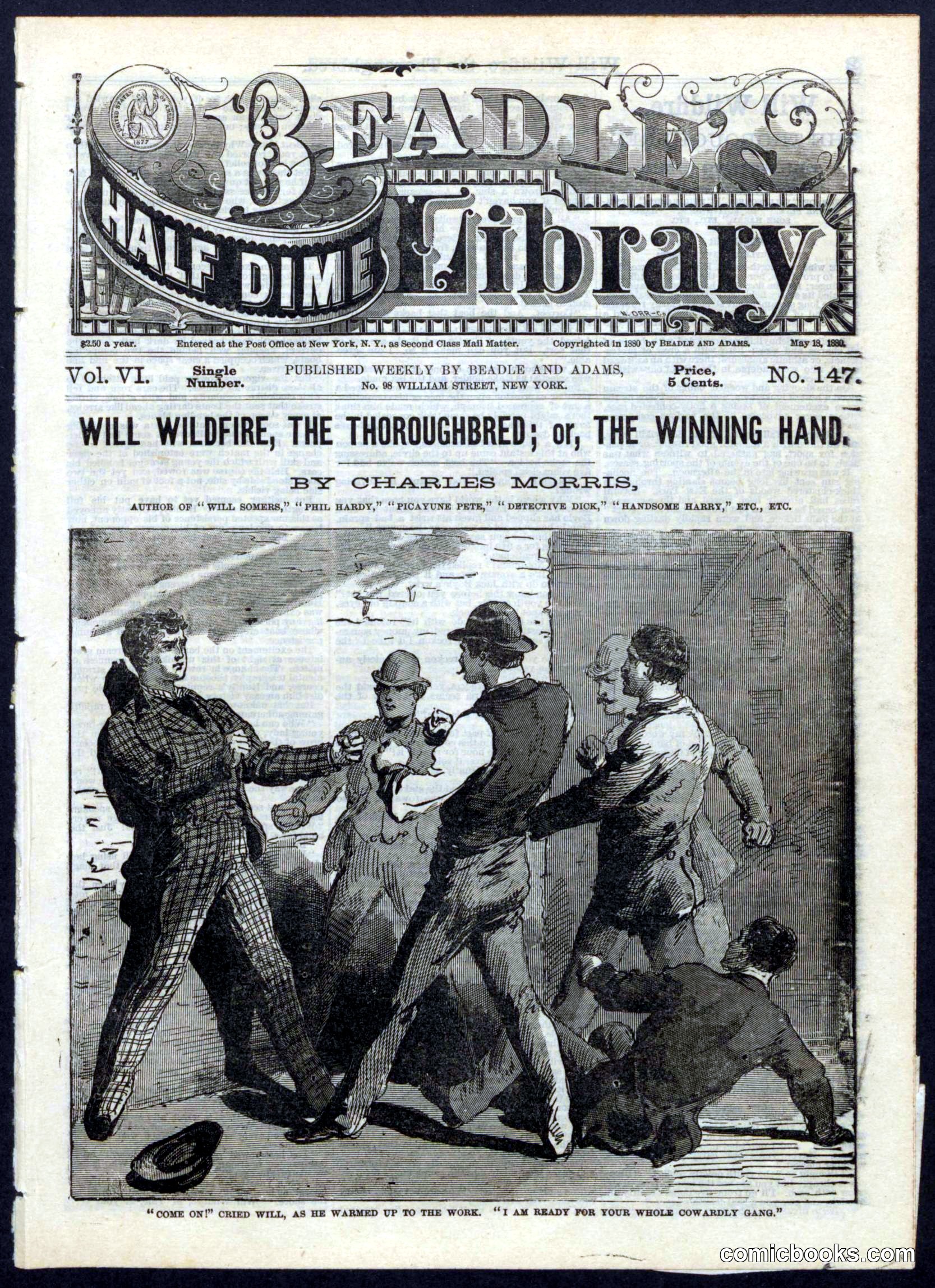 Beadle's Half Dime Library, No. 147