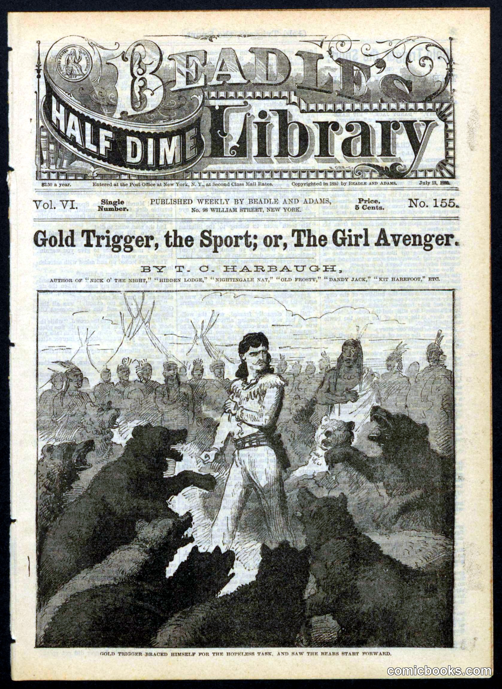 Gold Trigger, the Sport; or, The Girl Avenger