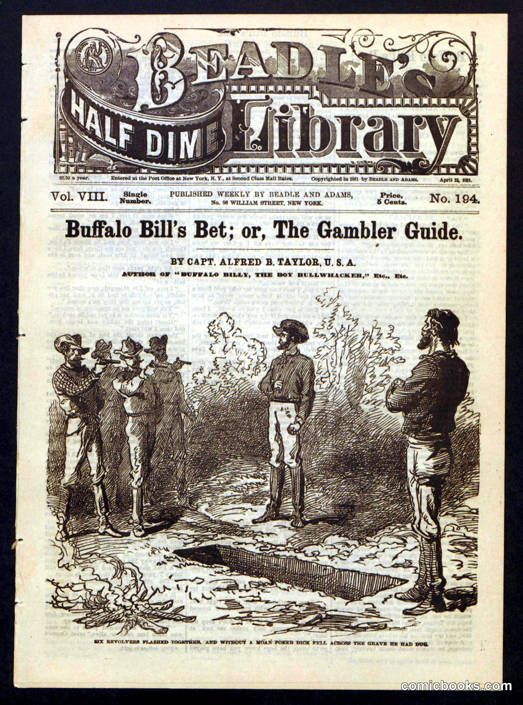 Beadle's Half Dime Library No. 194