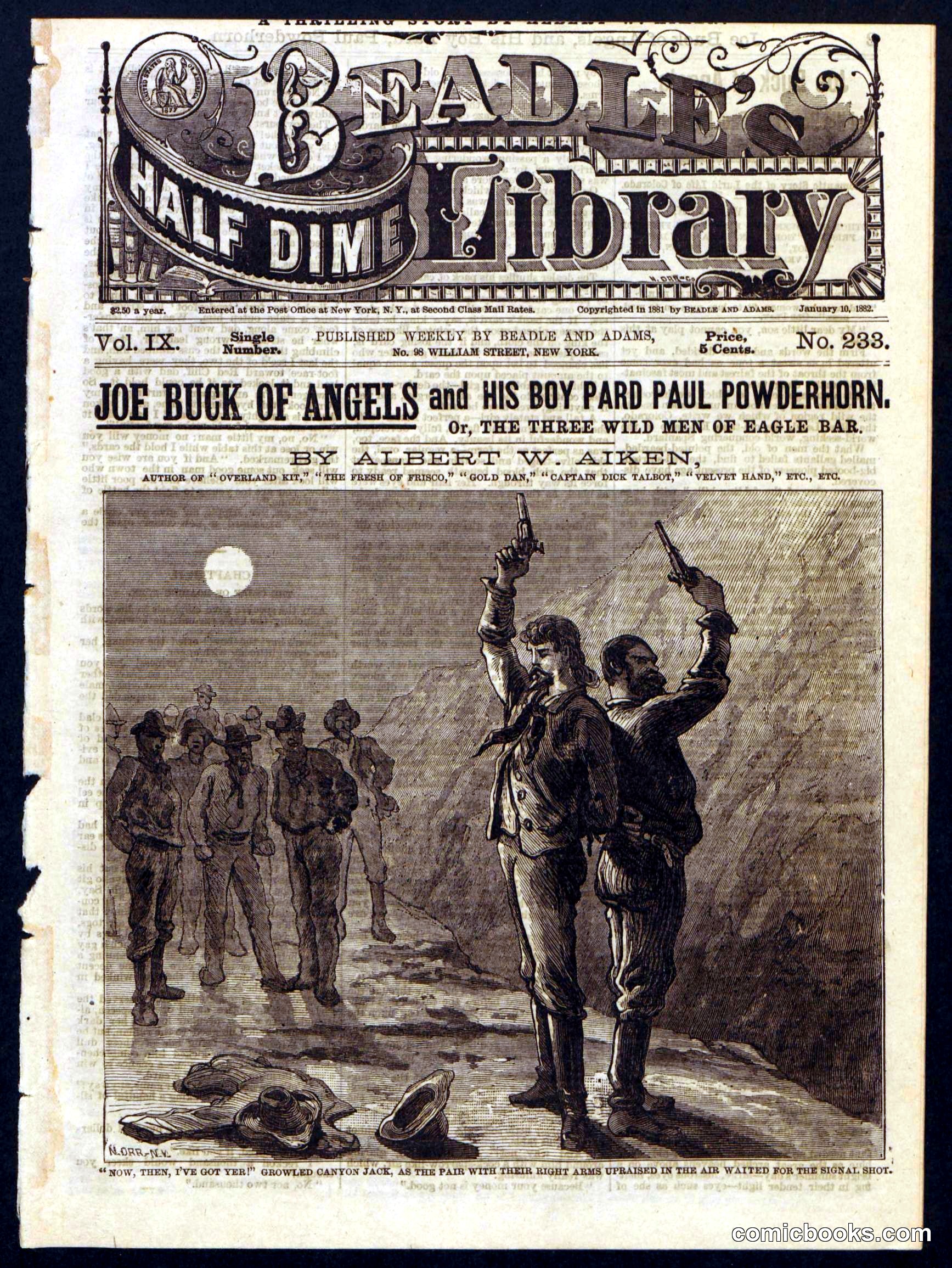 Beadle's Half Dime Library, No. 238