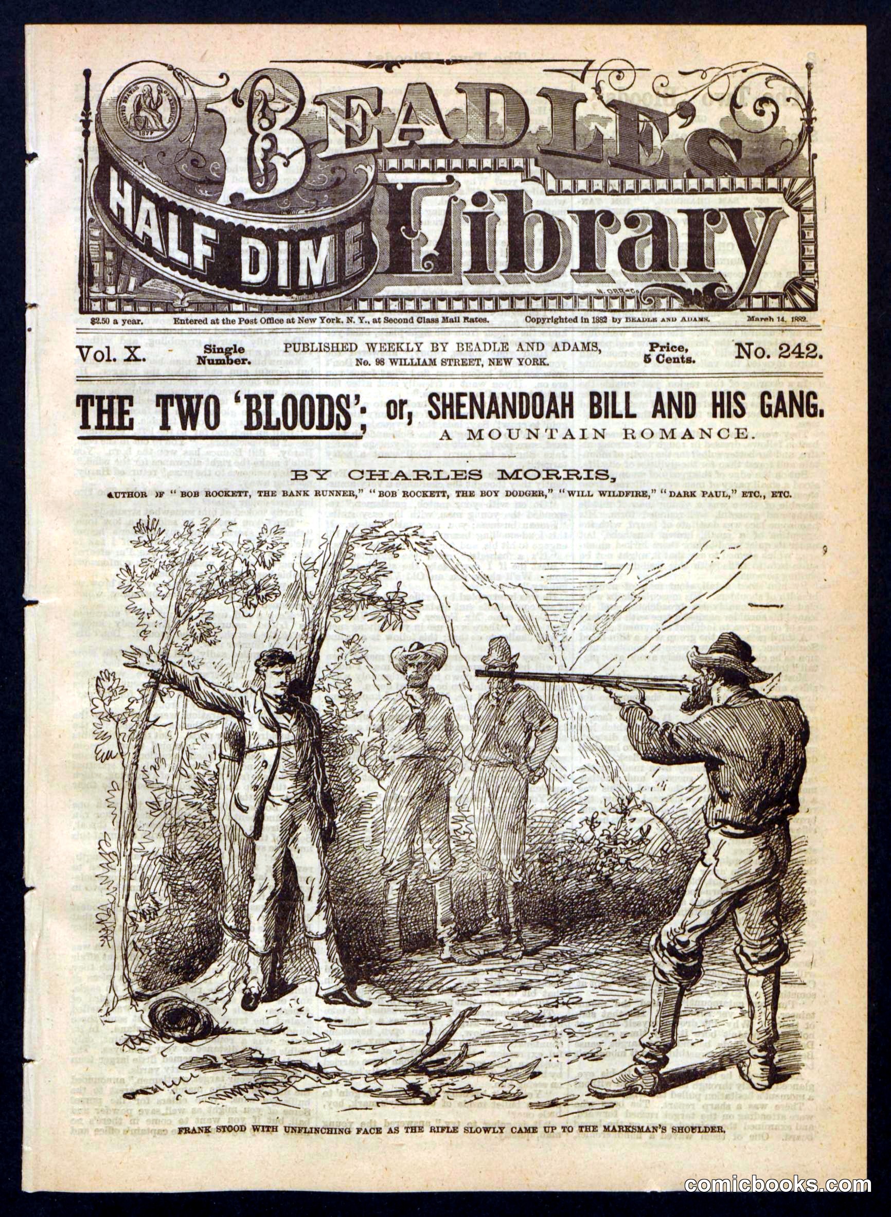 Beadle's Half Dime Library, No. 242