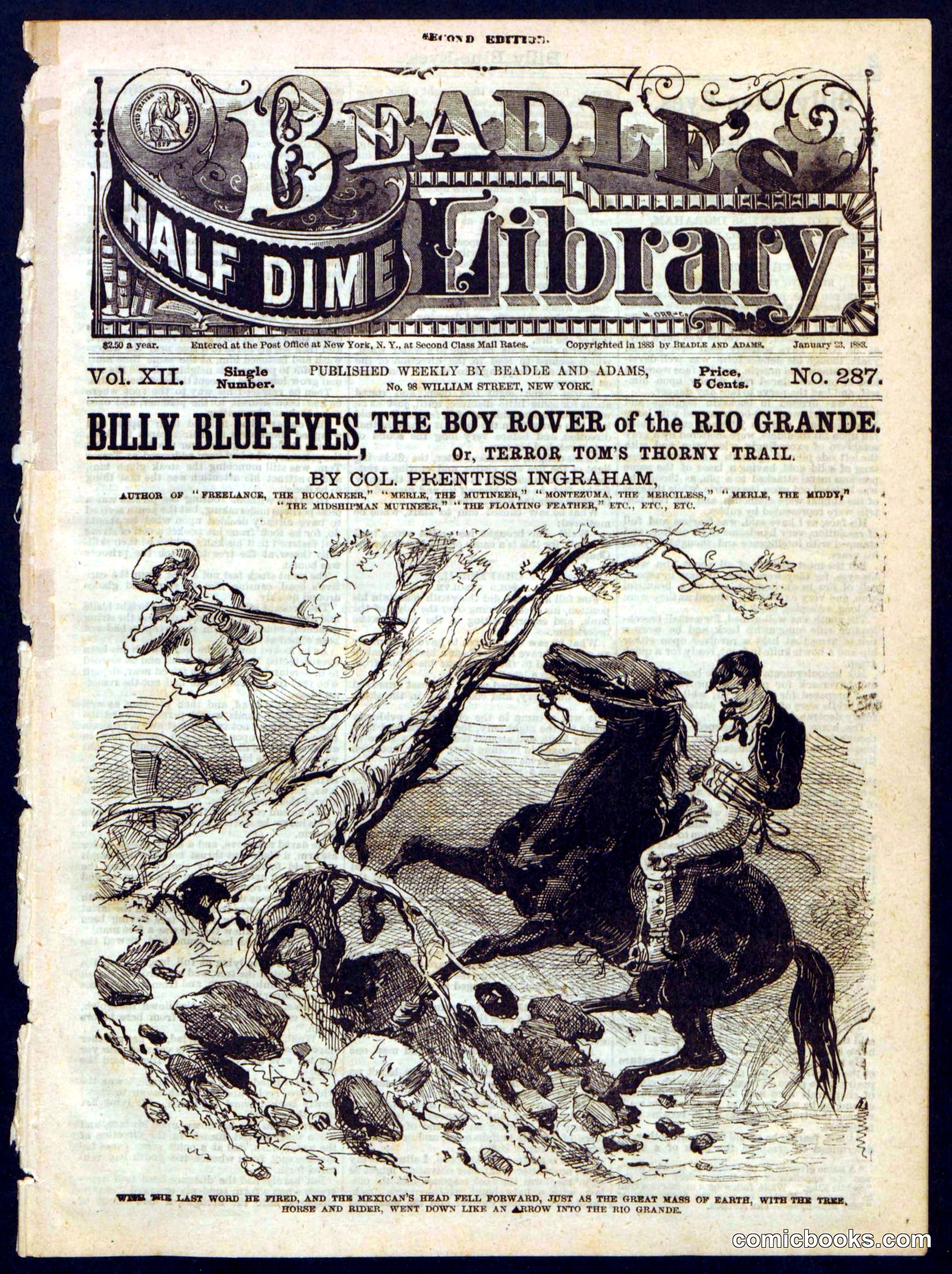 Beadle's Half Dime Library No. 287