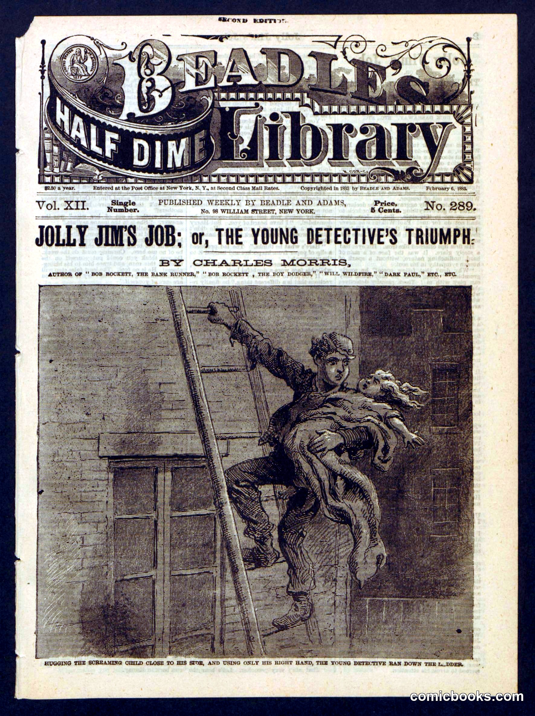 Beadle's Half Dime Library No. 289