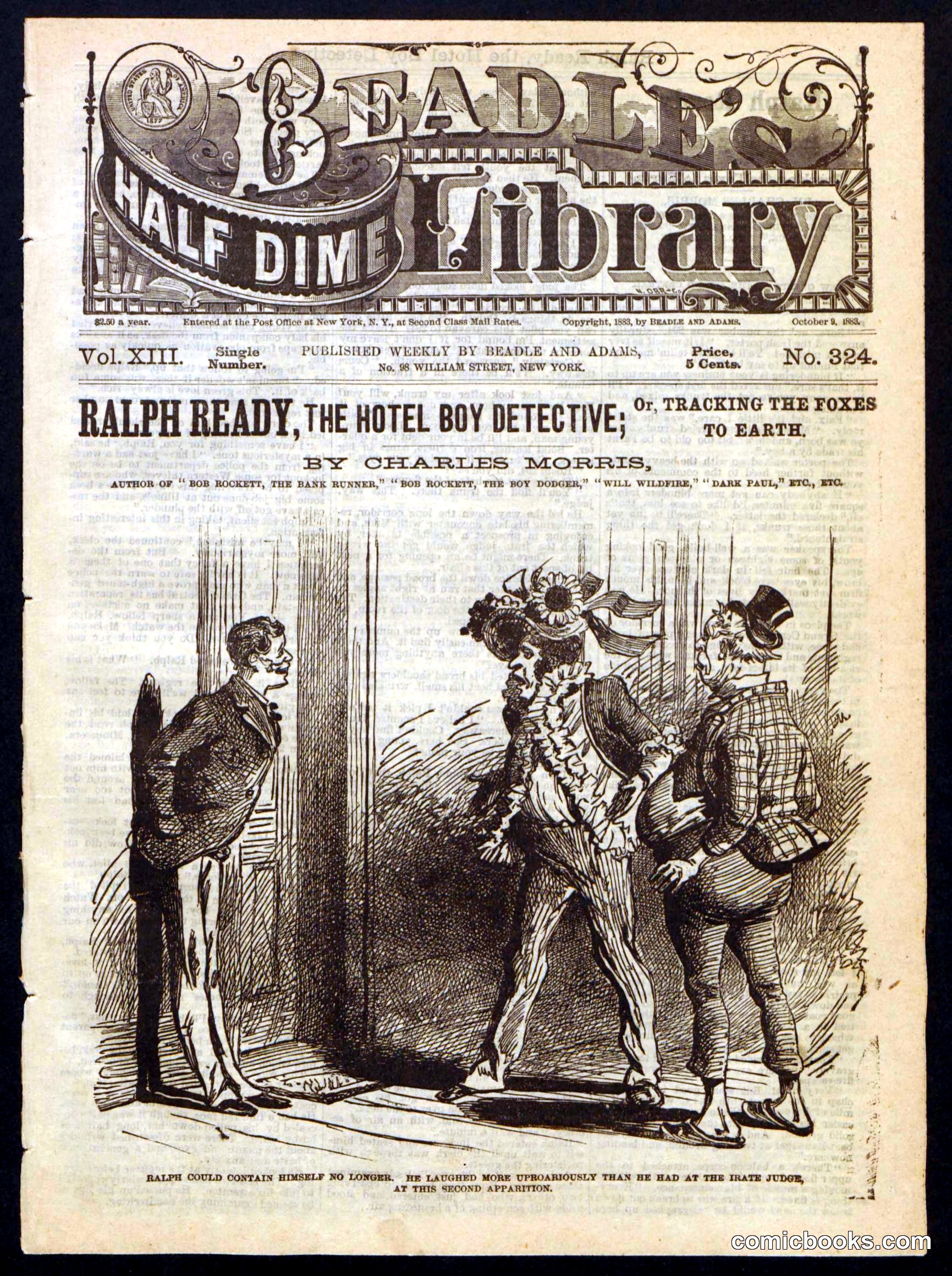 Beadle's Half Dime Library, Vol. XIII, No. 324