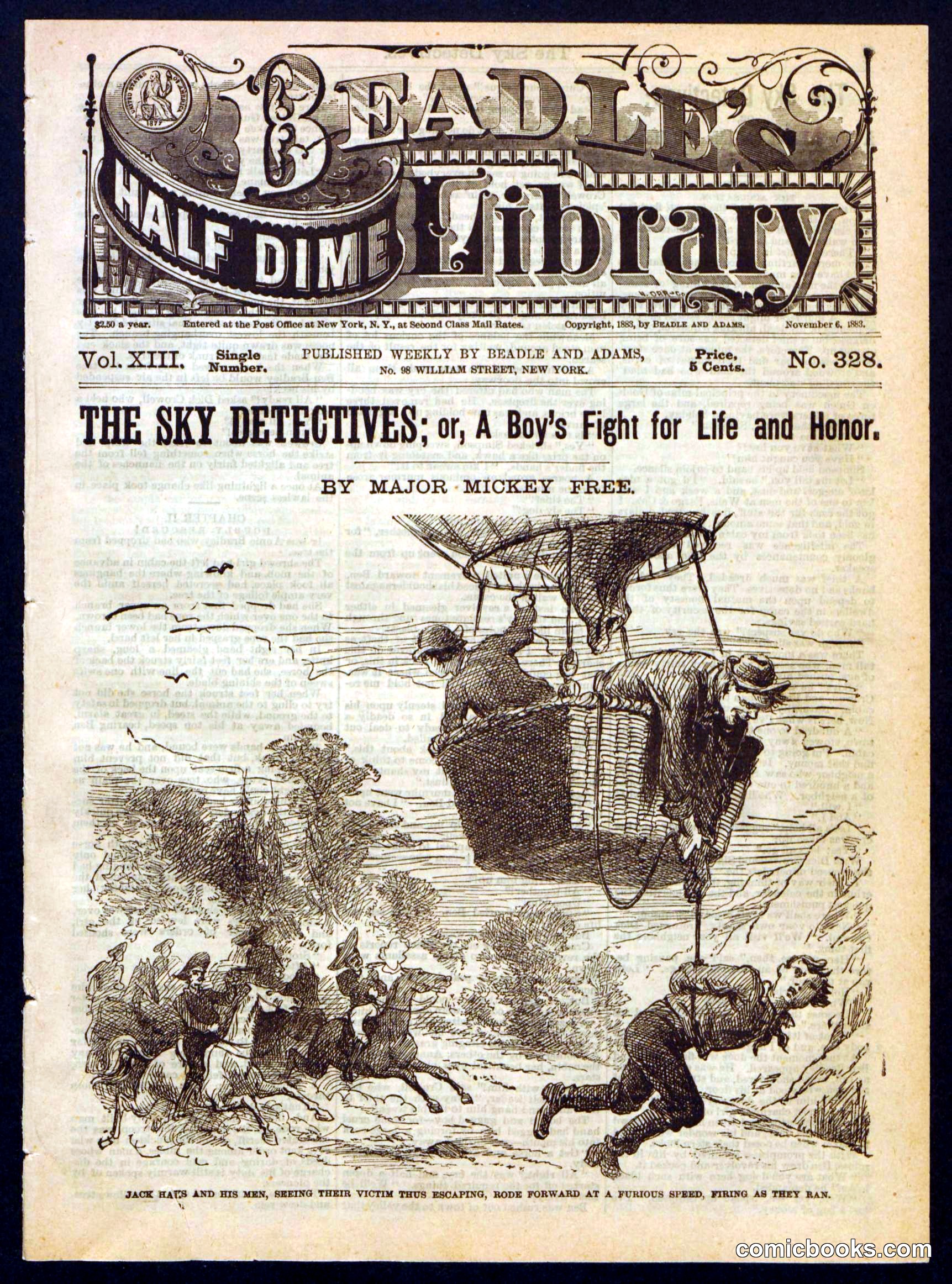 Beadle's Half Dime Library No. 328