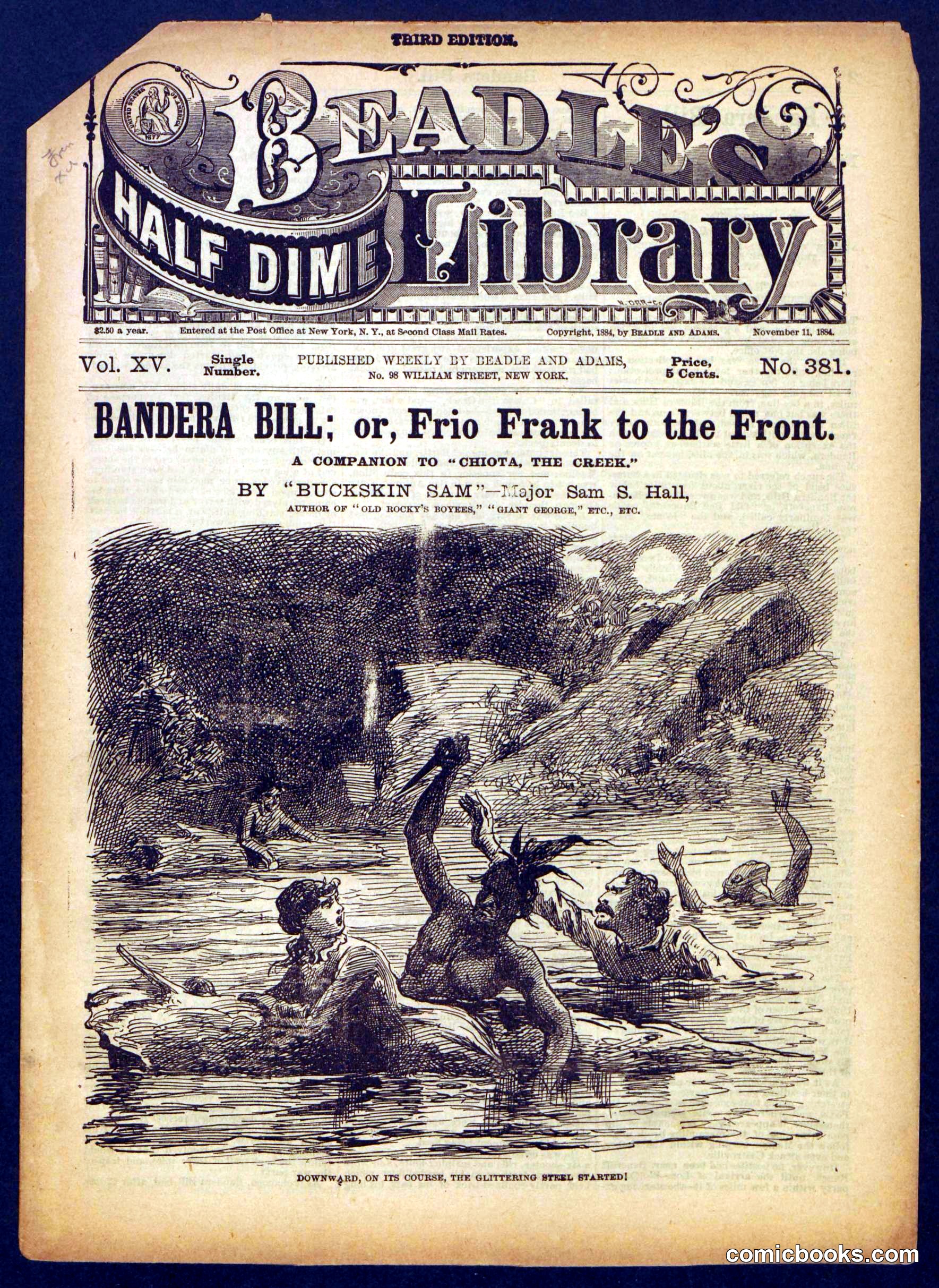 Beadle's Half Dime Library No. 381