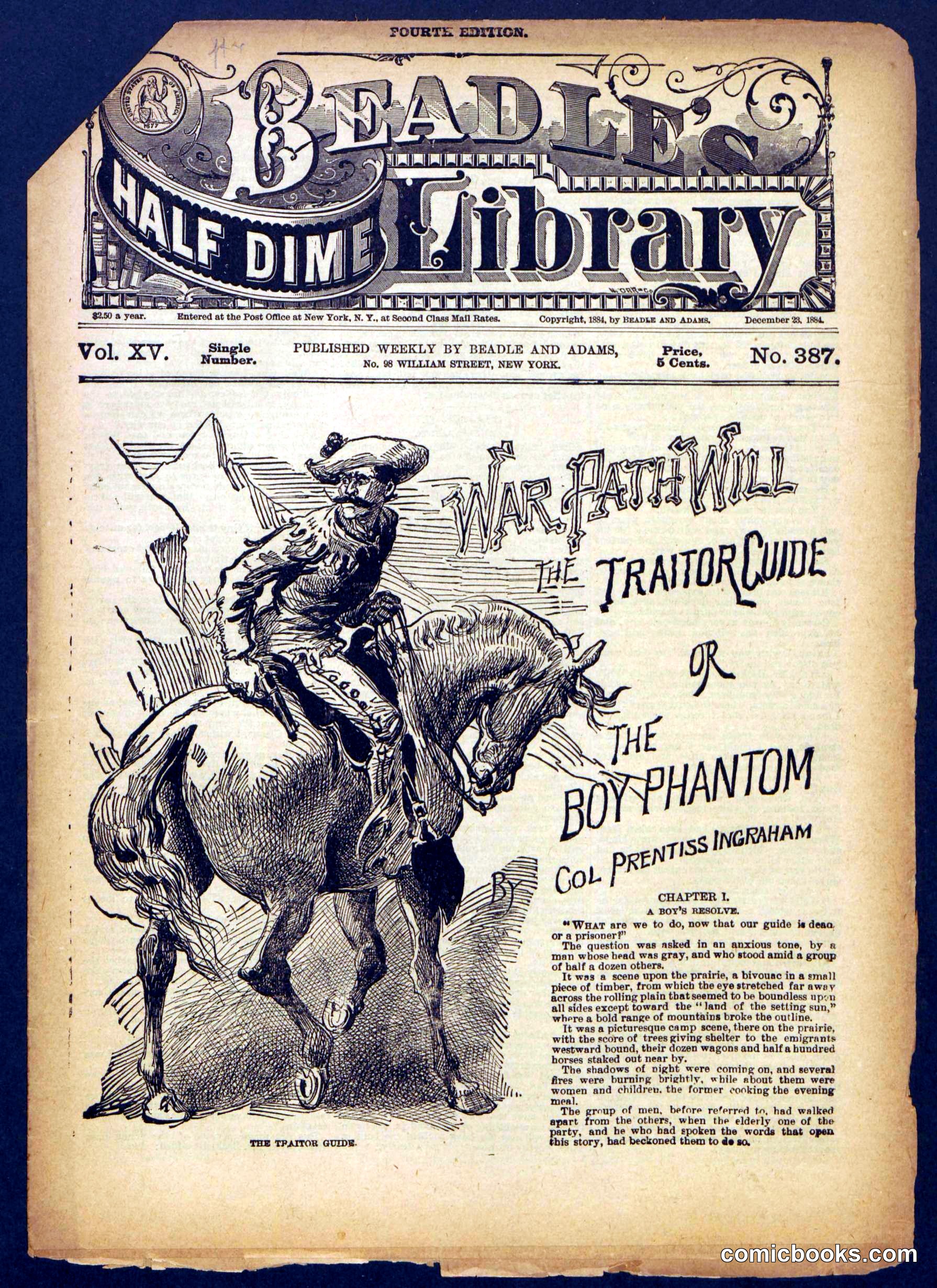 Beadle's Half Dime Library No. 387