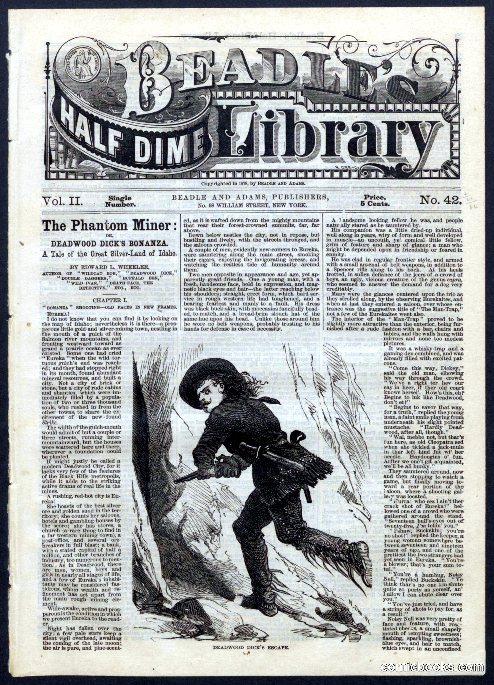 Beadle's Half Dime Library No. 42