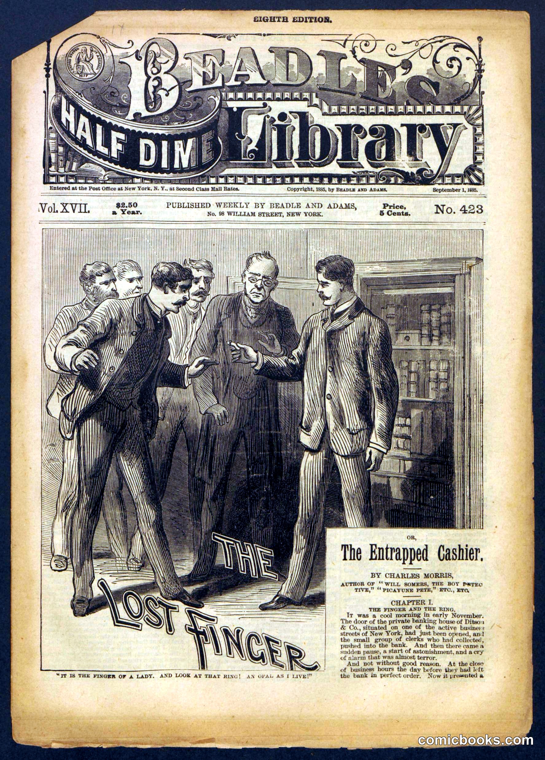 Beadle's Half Dime Library No. 423