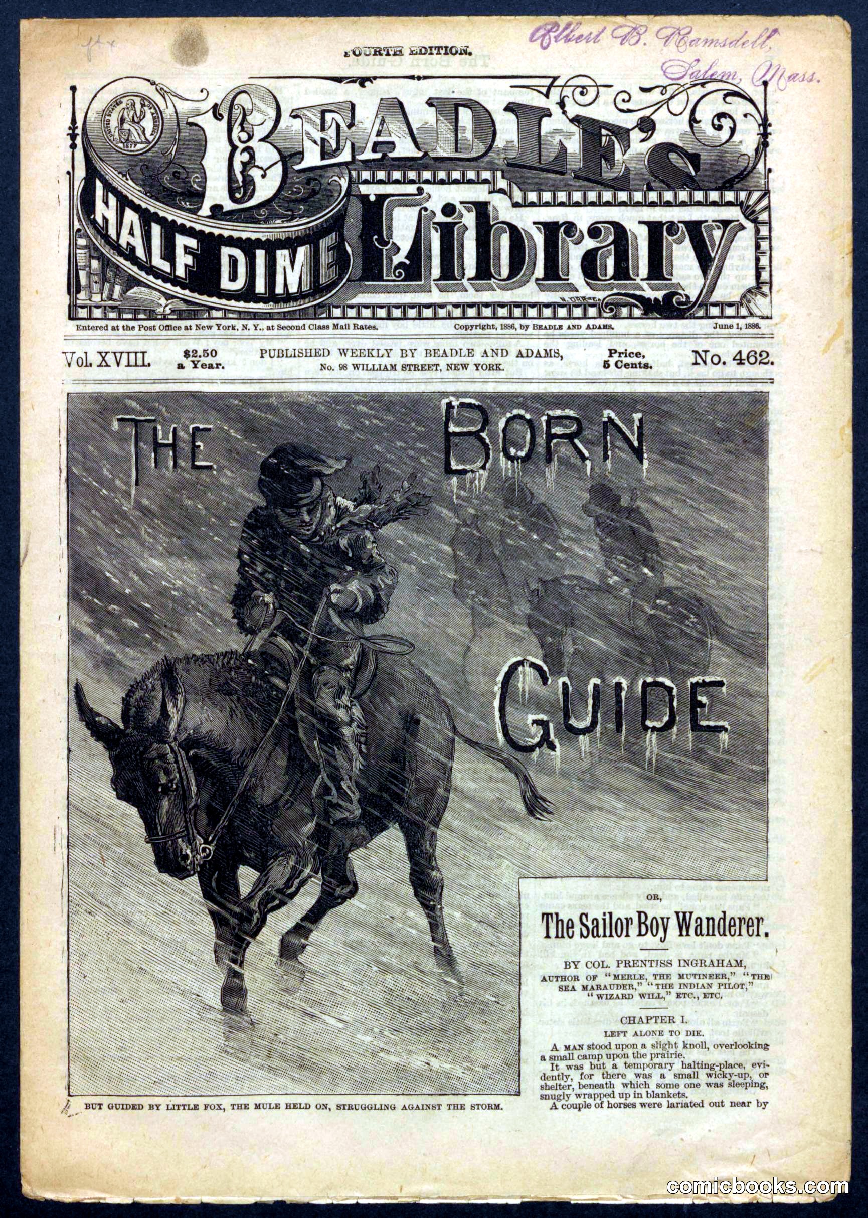 Beadle's Half Dime Library No. 462