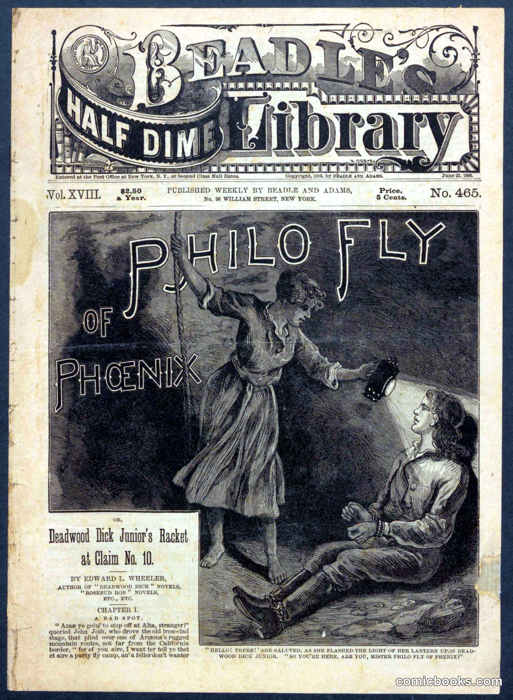 Beadle's Half Dime Library No. 465