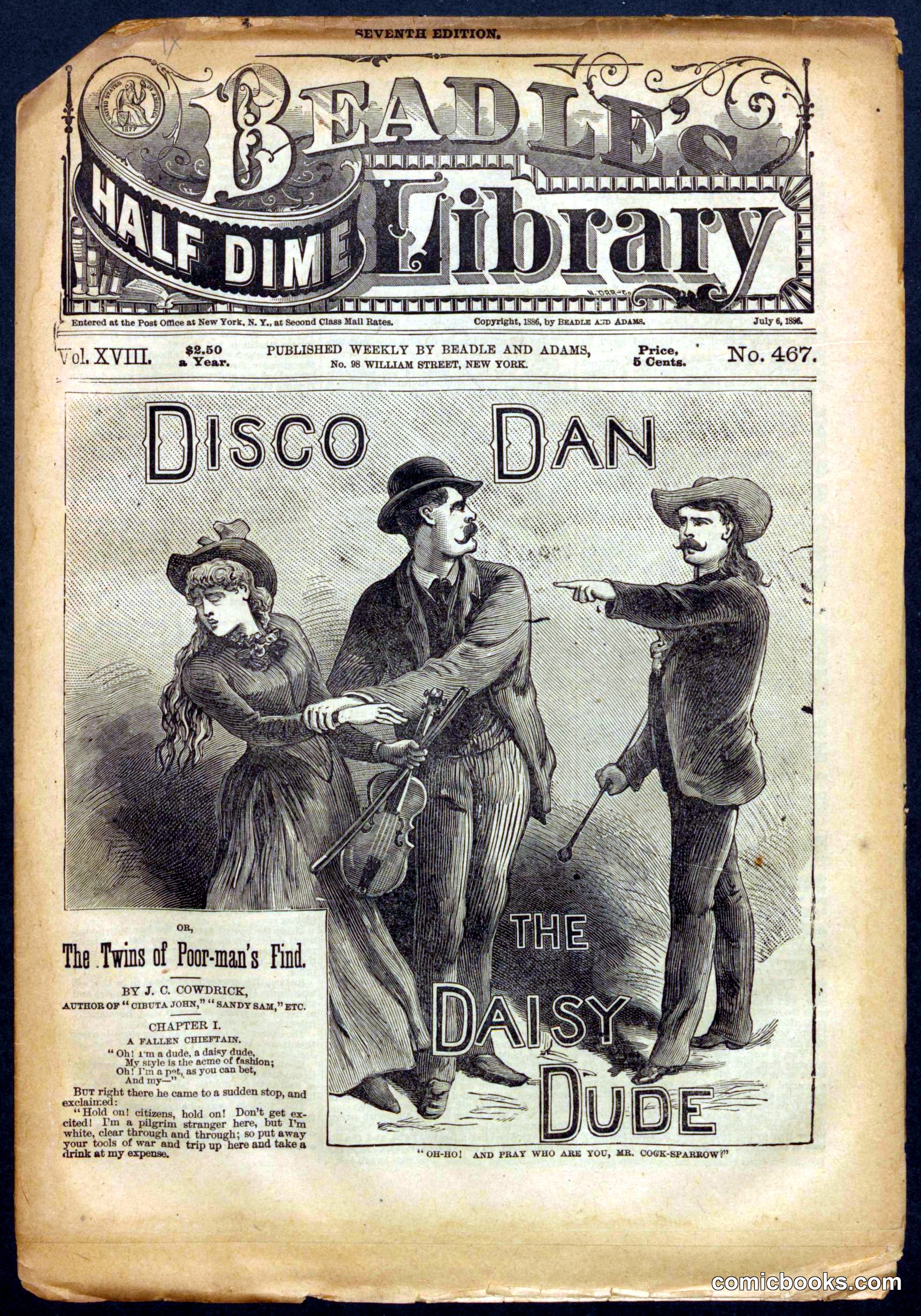 Beadle's Half Dime Library No. 467