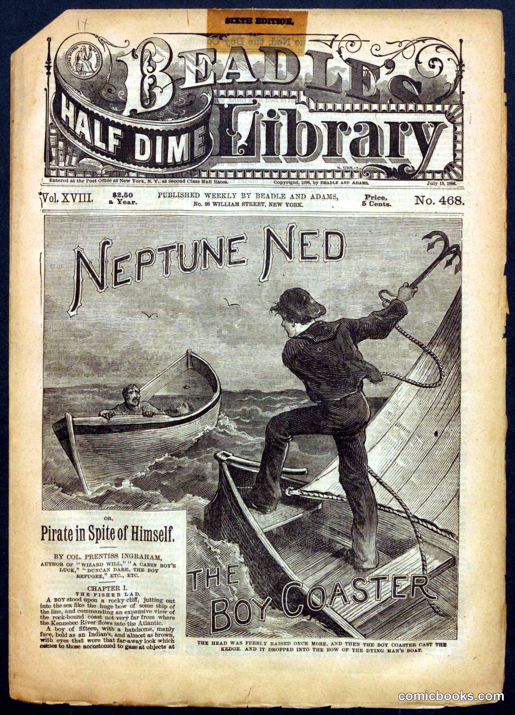 Beadle's Half Dime Library, No. 468