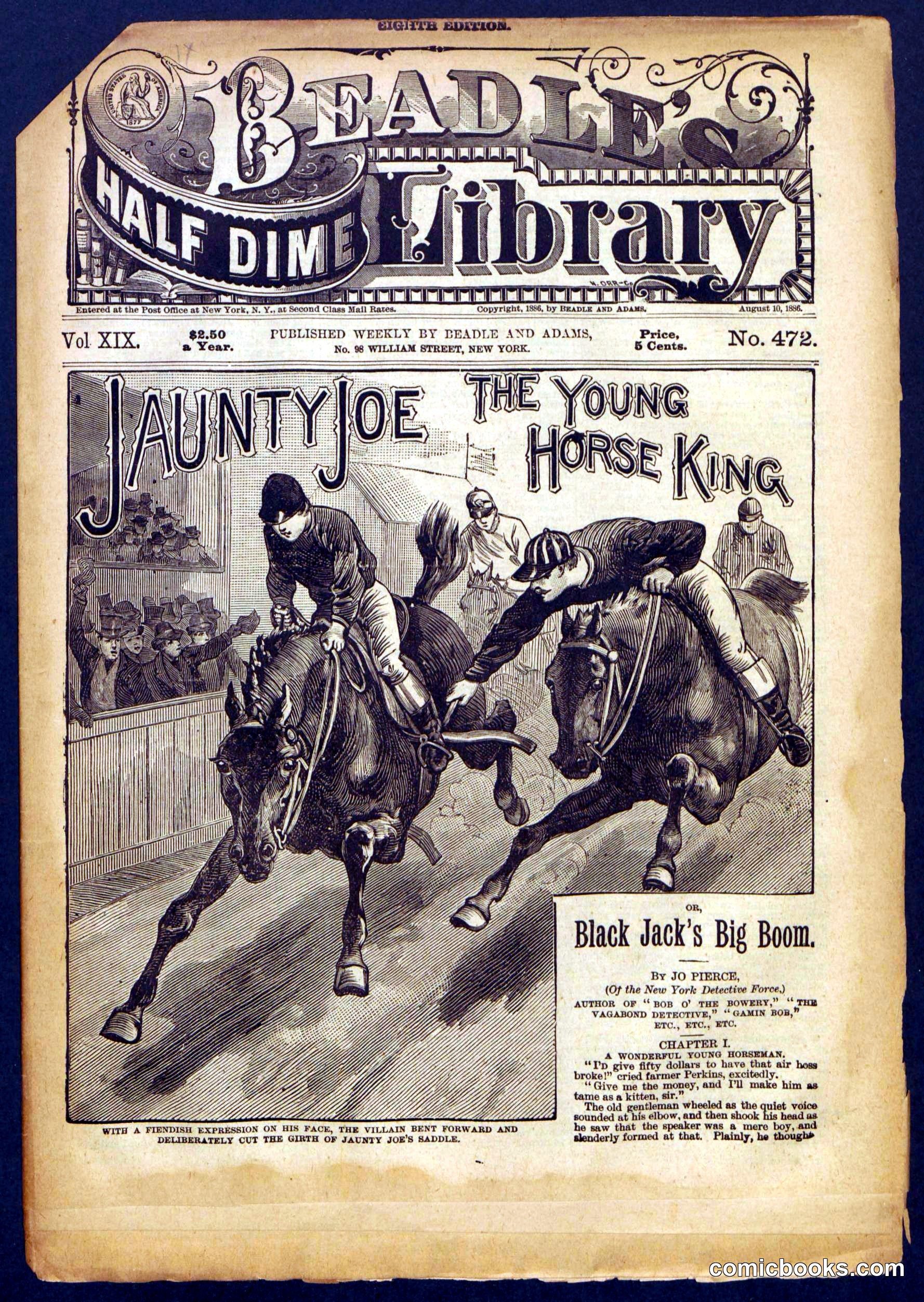 Beadle's Half Dime Library No. 472