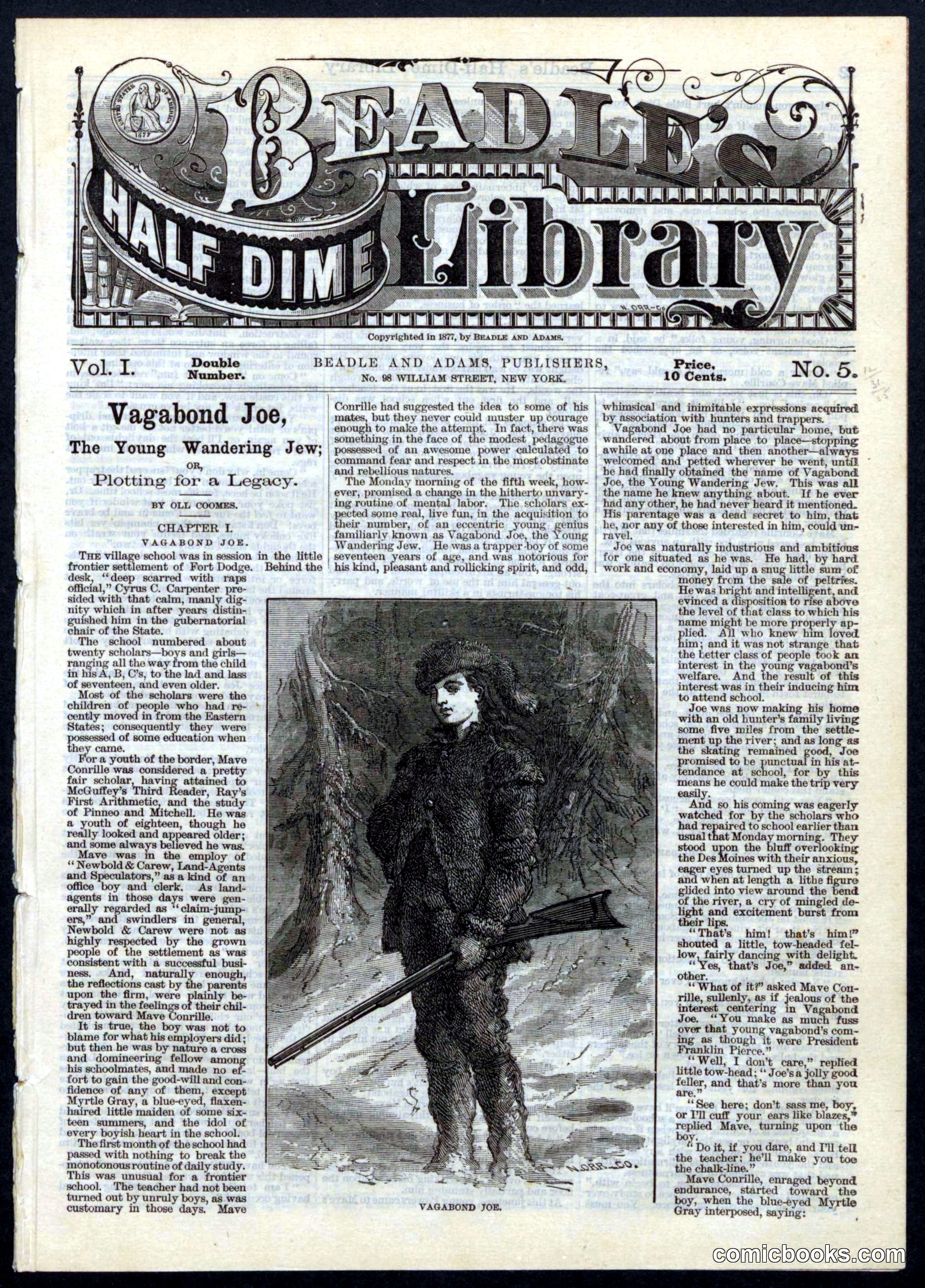 Beadle's Half Dime Library, No. 5