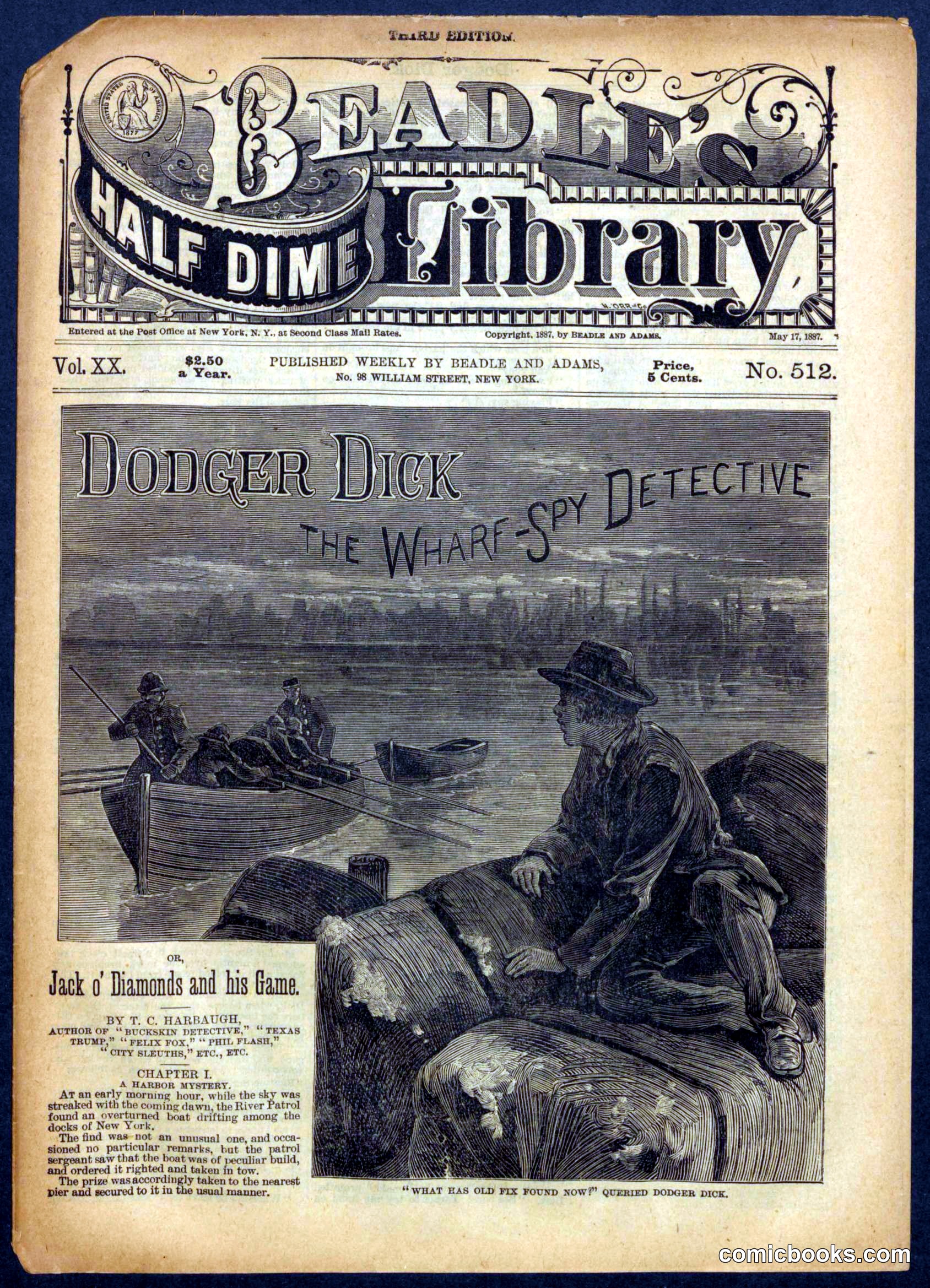 Beadle's Half Dime Library No. 512