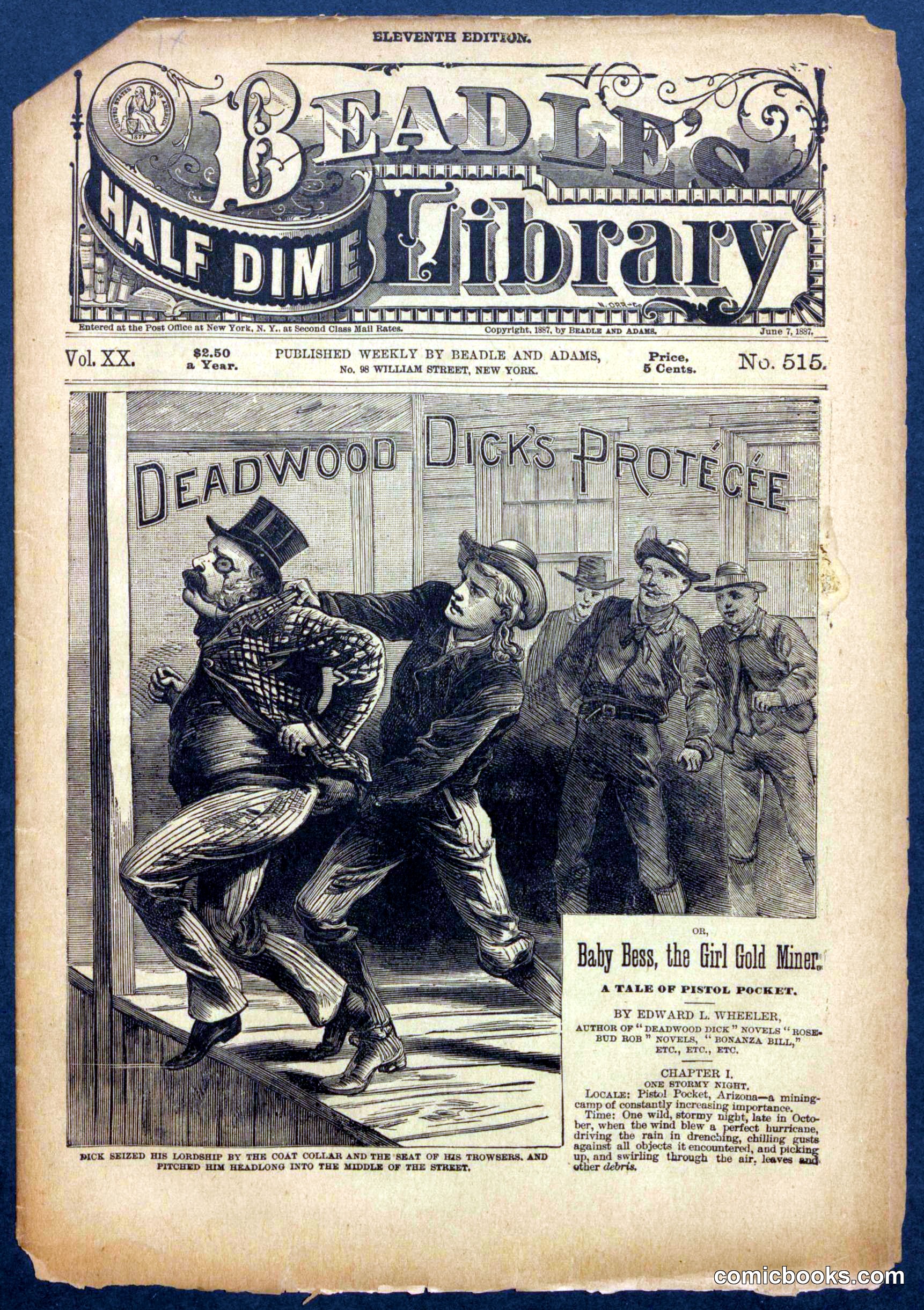 Beadle's Half Dime Library, No. 515