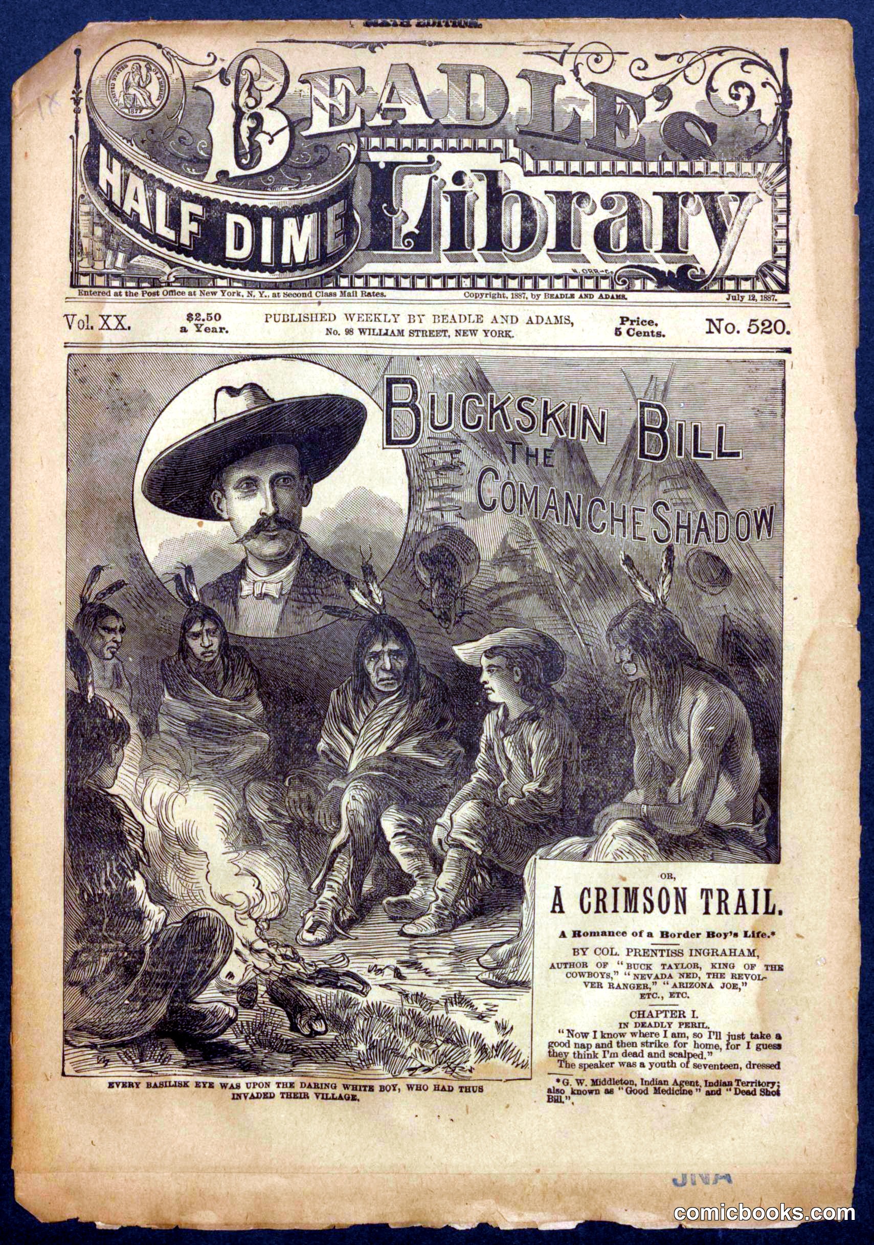 Beadle's Half Dime Library No. 520
