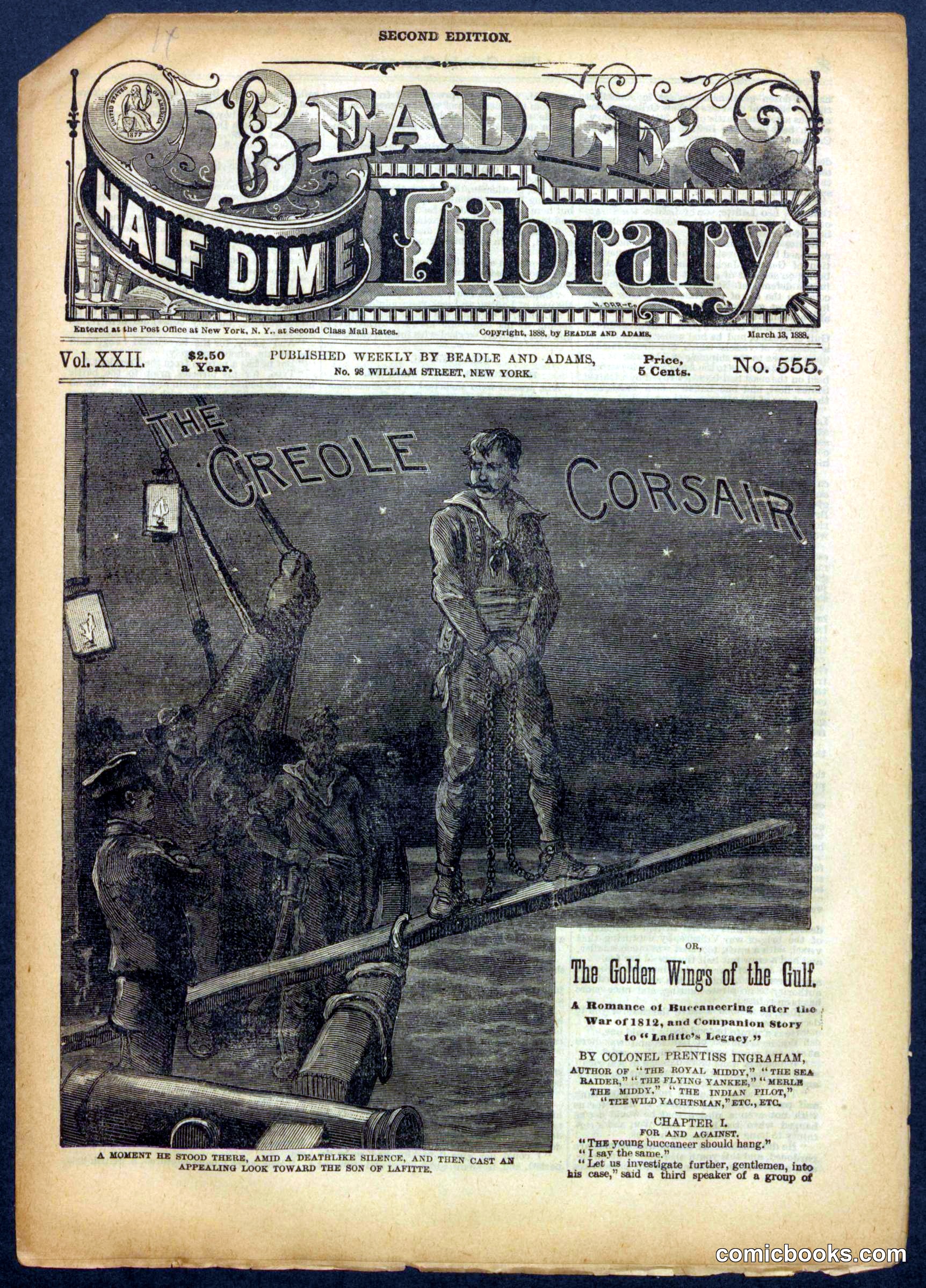 Beadle's Half Dime Library No. 555