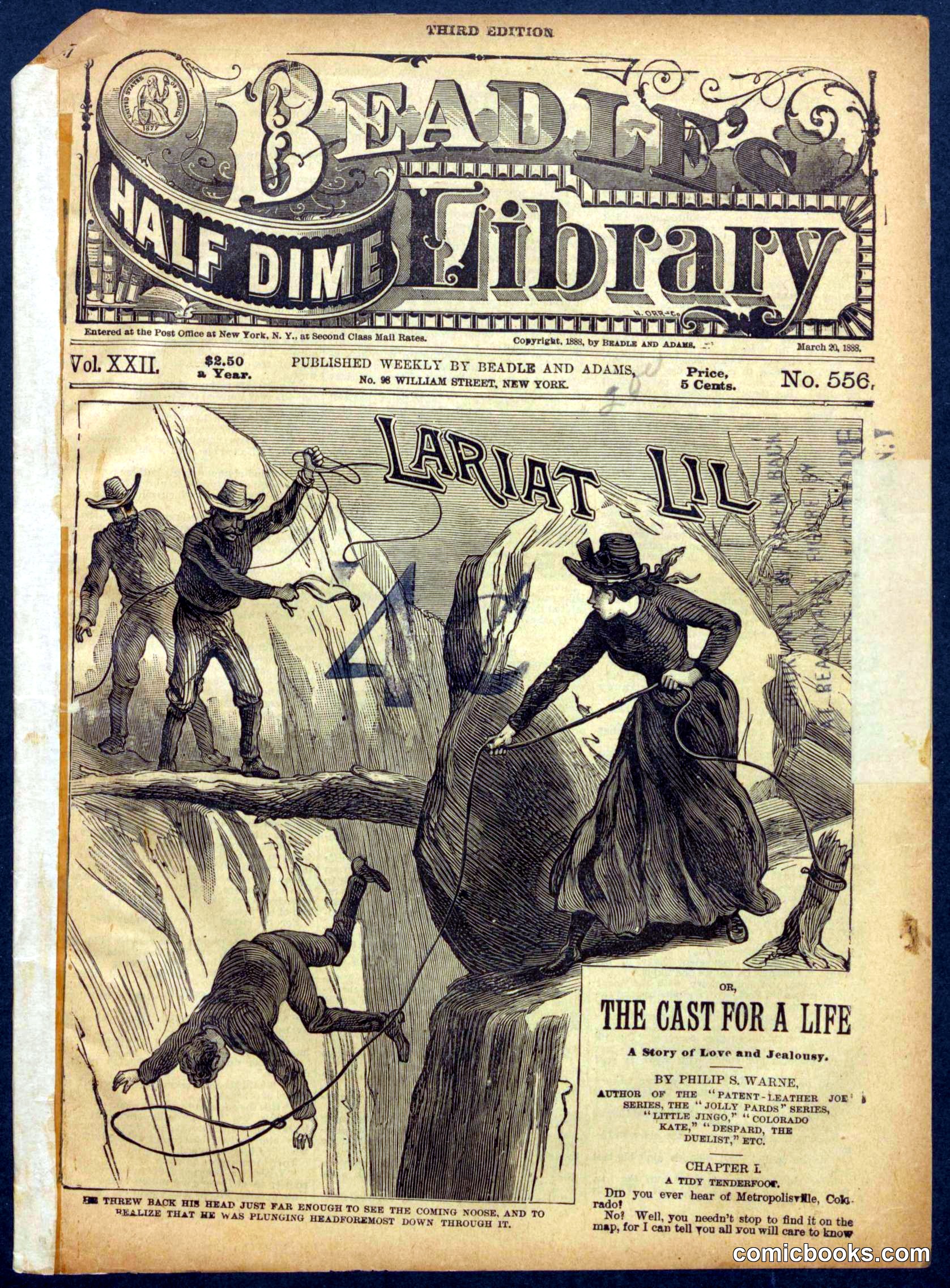 Beadle's Half Dime Library, No. 556