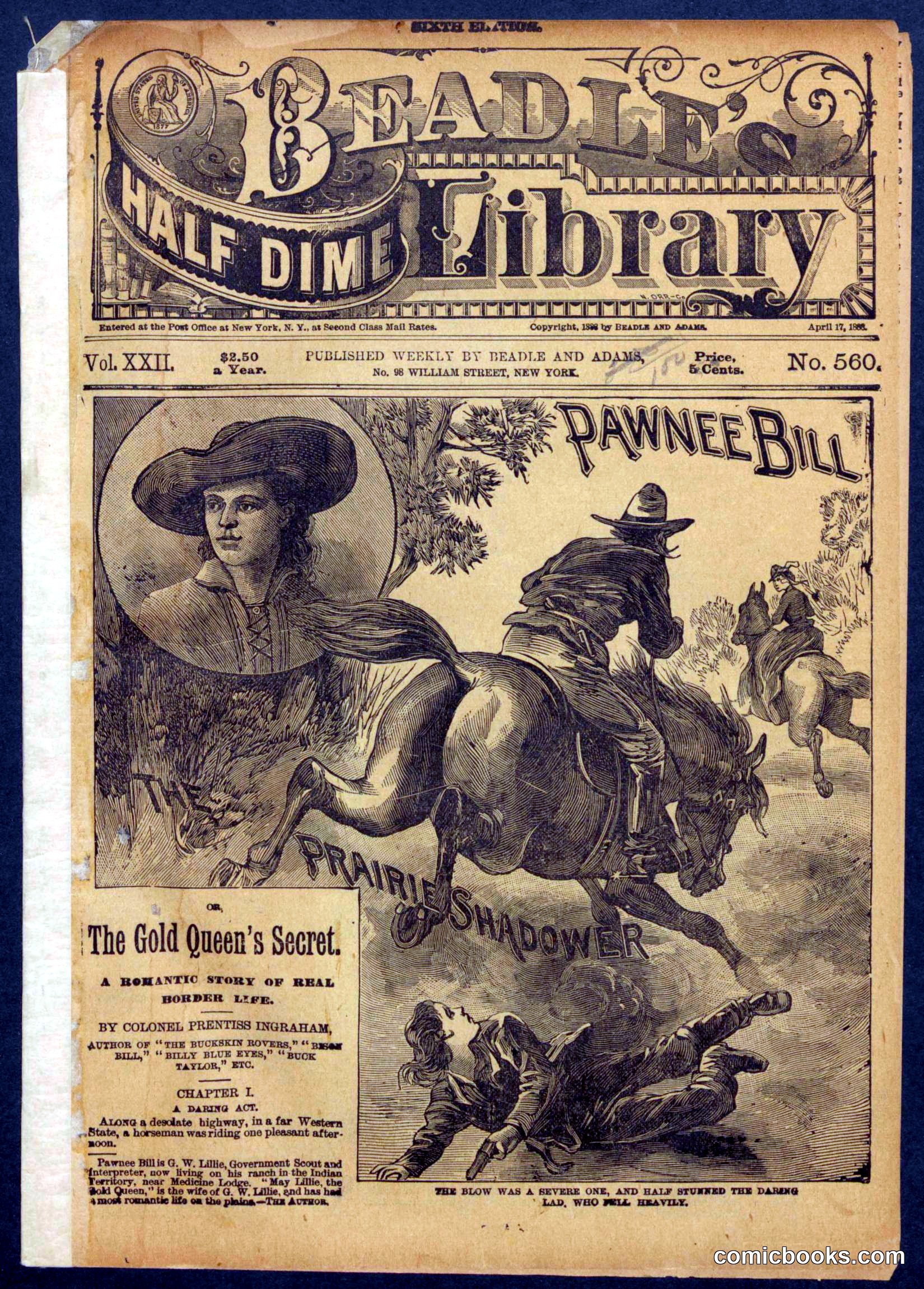 Beadle's Half Dime Library No. 560